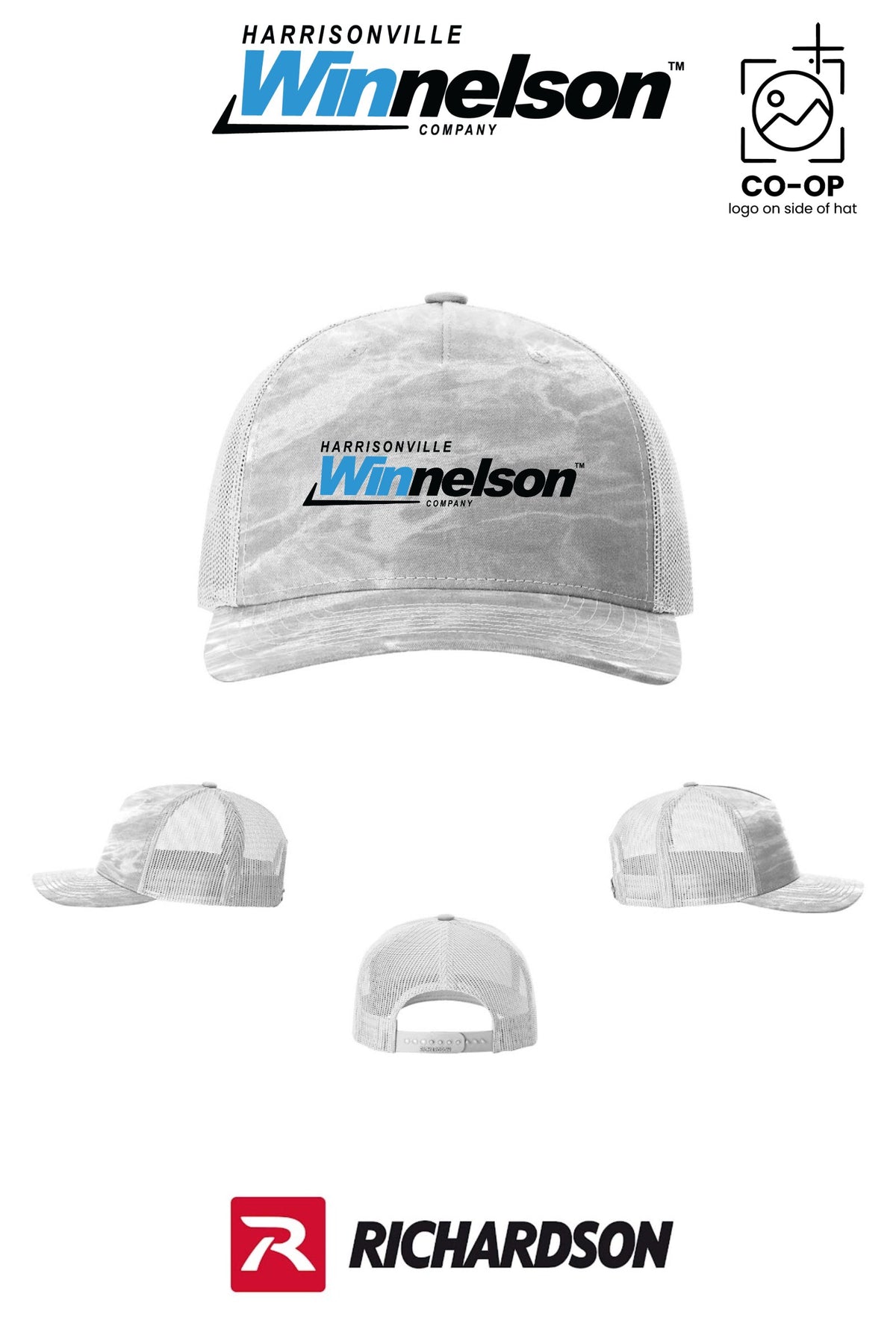 Richardson 112PFP Printed Five-Panel Trucker - Harrisonville Winnelson