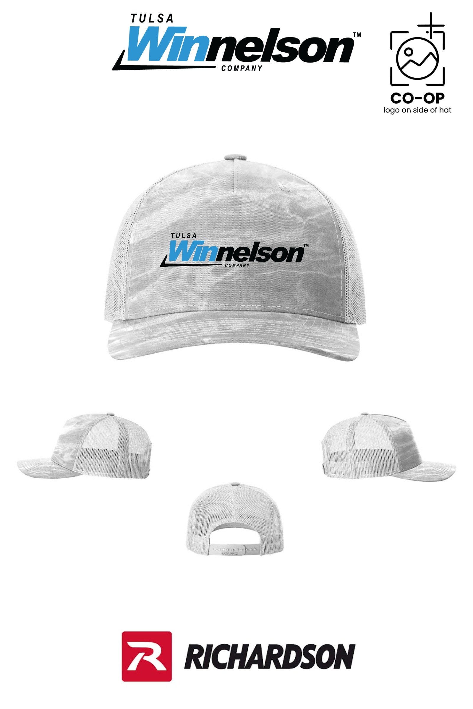 Richardson 112PFP Printed Five-Panel Trucker - Tulsa Winnelson