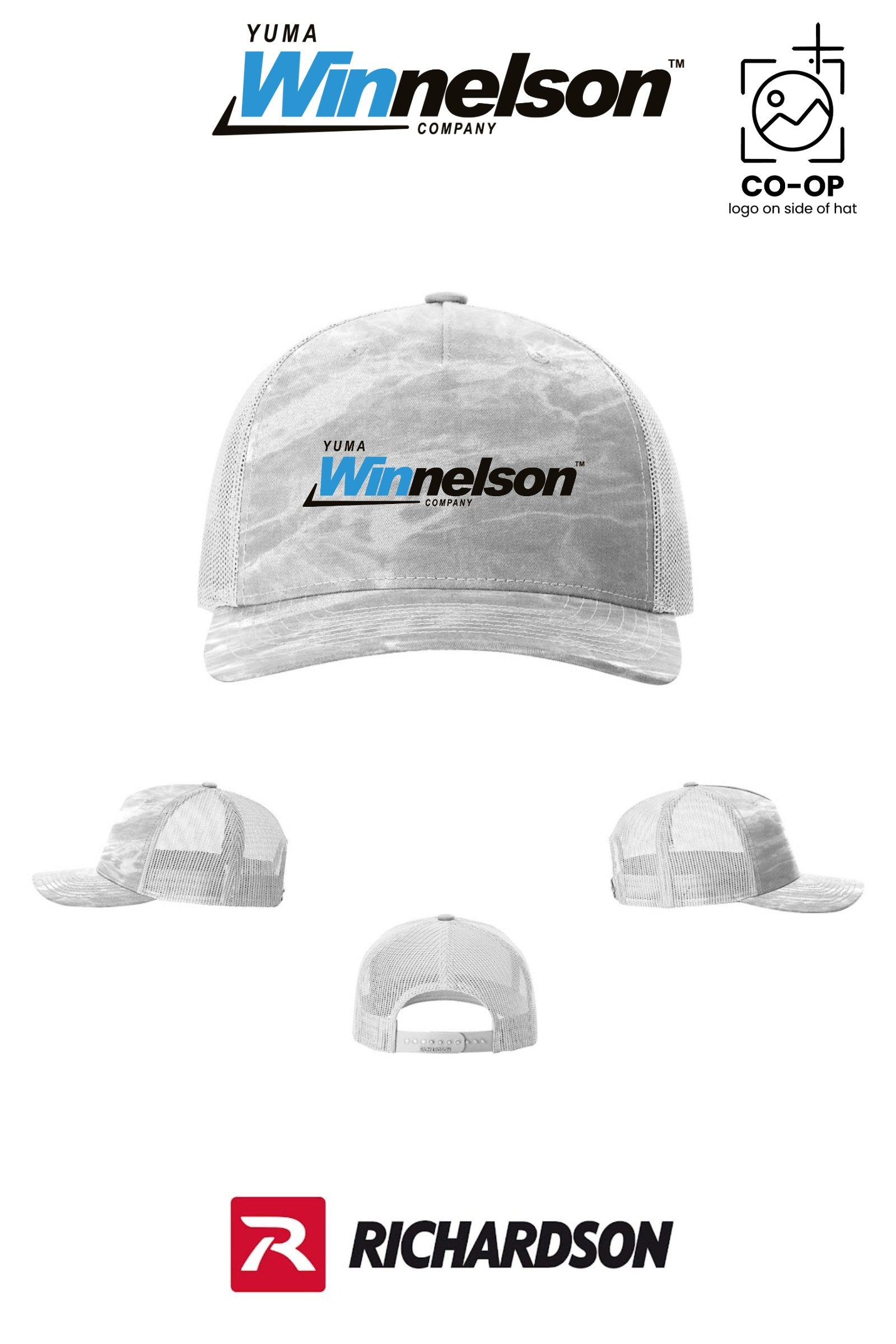 Richardson 112PFP Printed Five-Panel Trucker - Yuma Winnelson