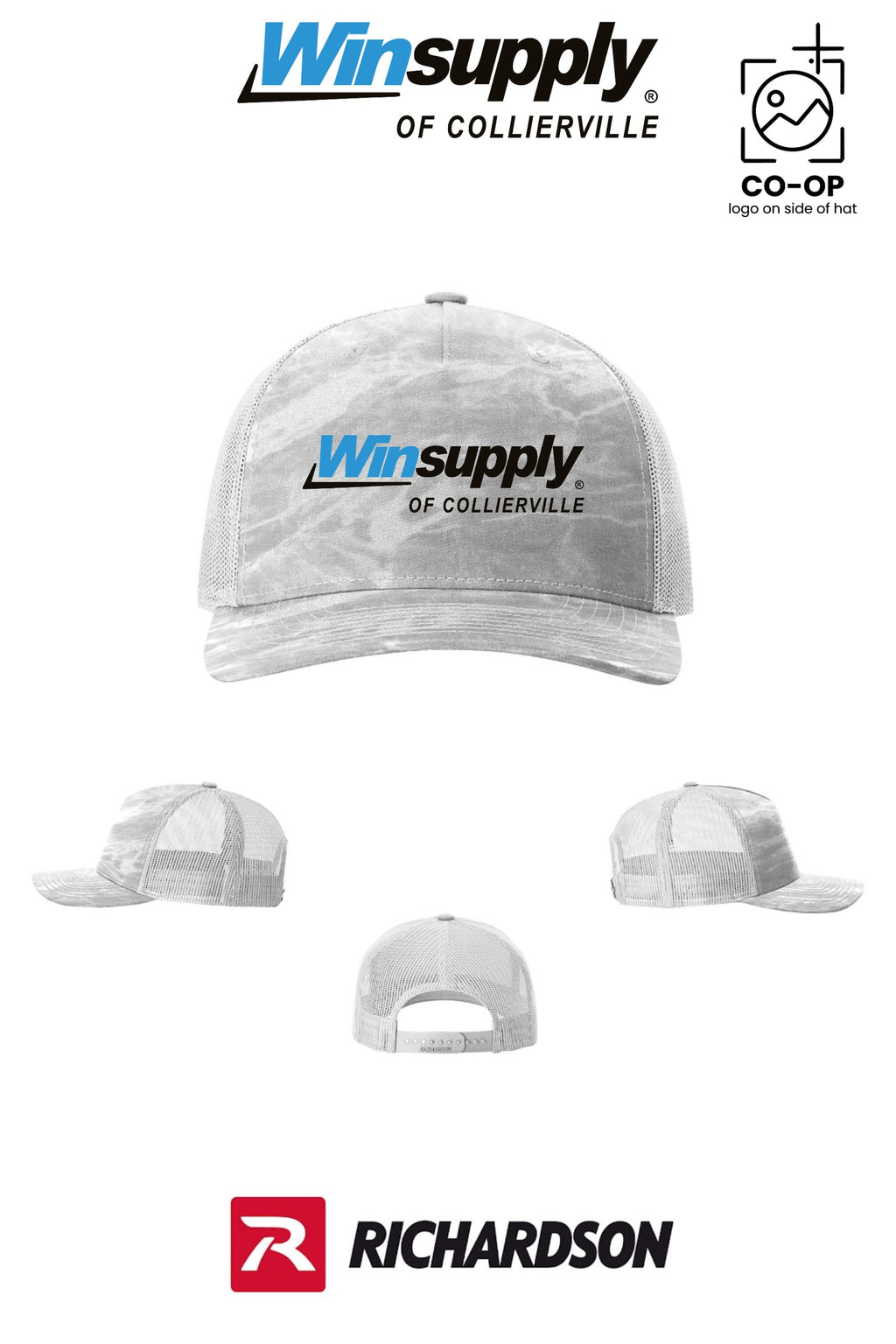 Richardson 112PFP Printed Five-Panel Trucker - Winsupply of Collierville