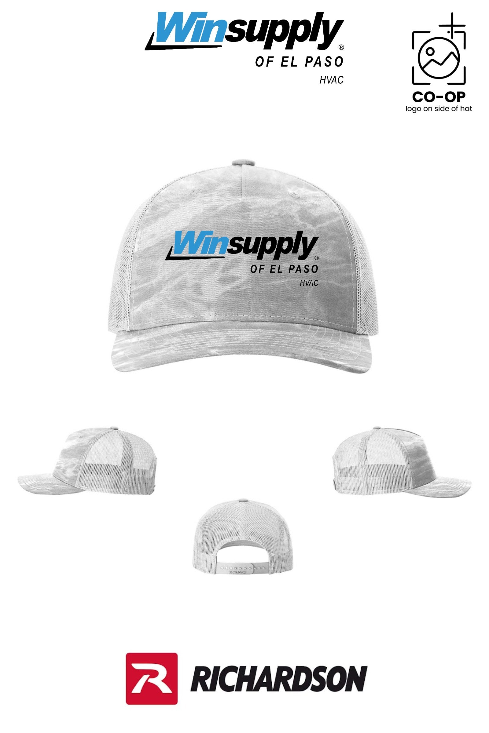 Richardson 112PFP Printed Five-Panel Trucker - Winsupply of El Paso