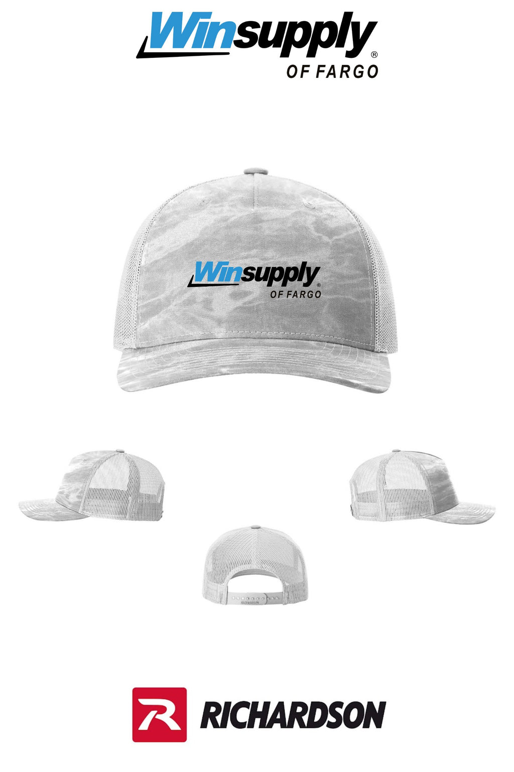 Richardson 112PFP Printed Five-Panel Trucker - Winsupply of Fargo