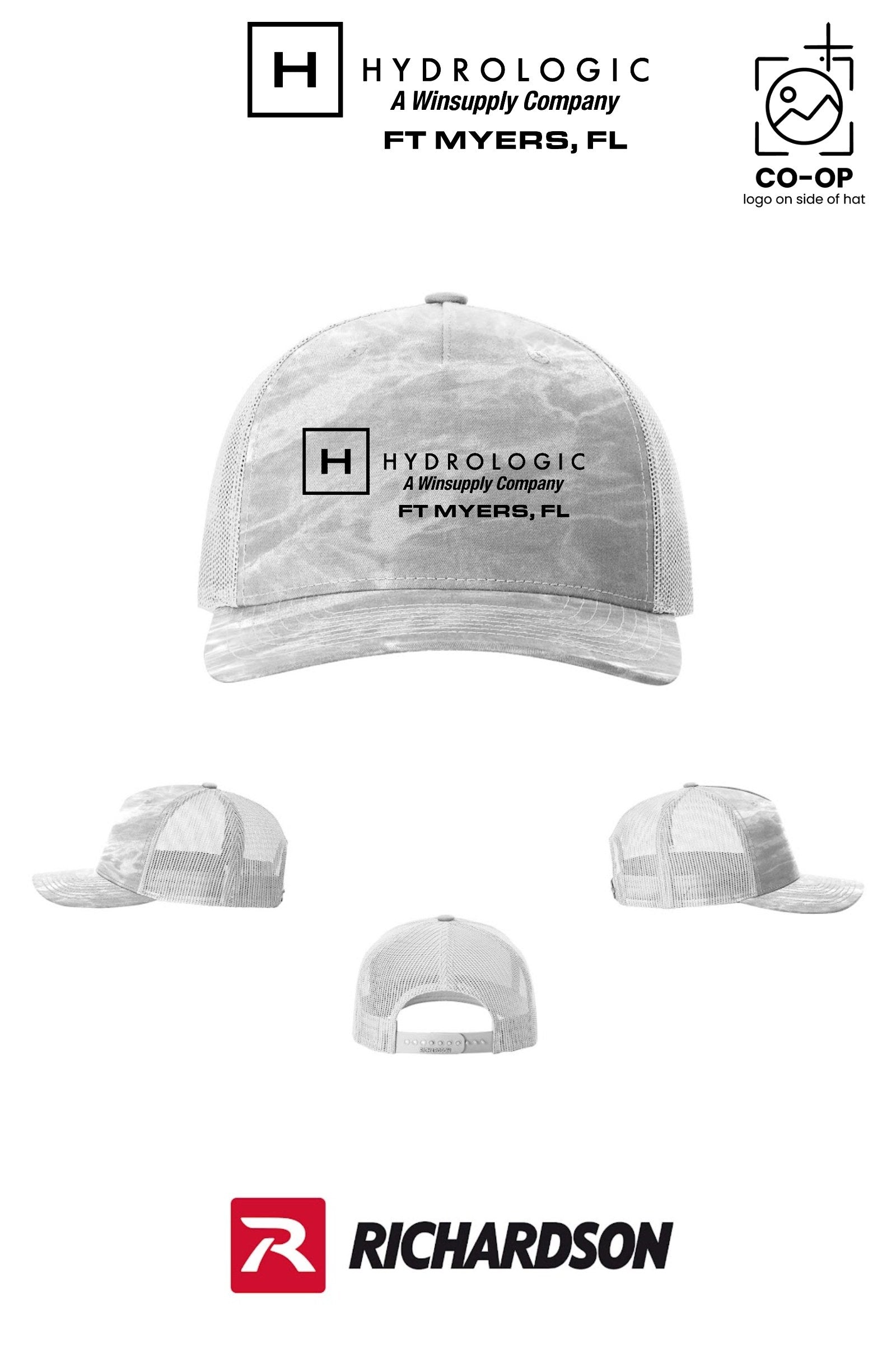 Richardson 112PFP Printed Five-Panel Trucker - Winsupply Ft Myers FL Co.