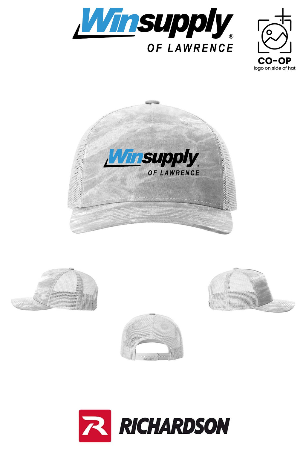 Richardson 112PFP Printed Five-Panel Trucker - Winsupply of Lawrence