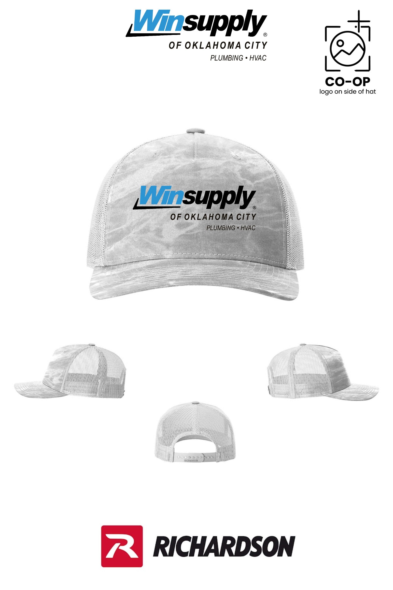 Richardson 112PFP Printed Five-Panel Trucker - Winsupply of Oklahoma City