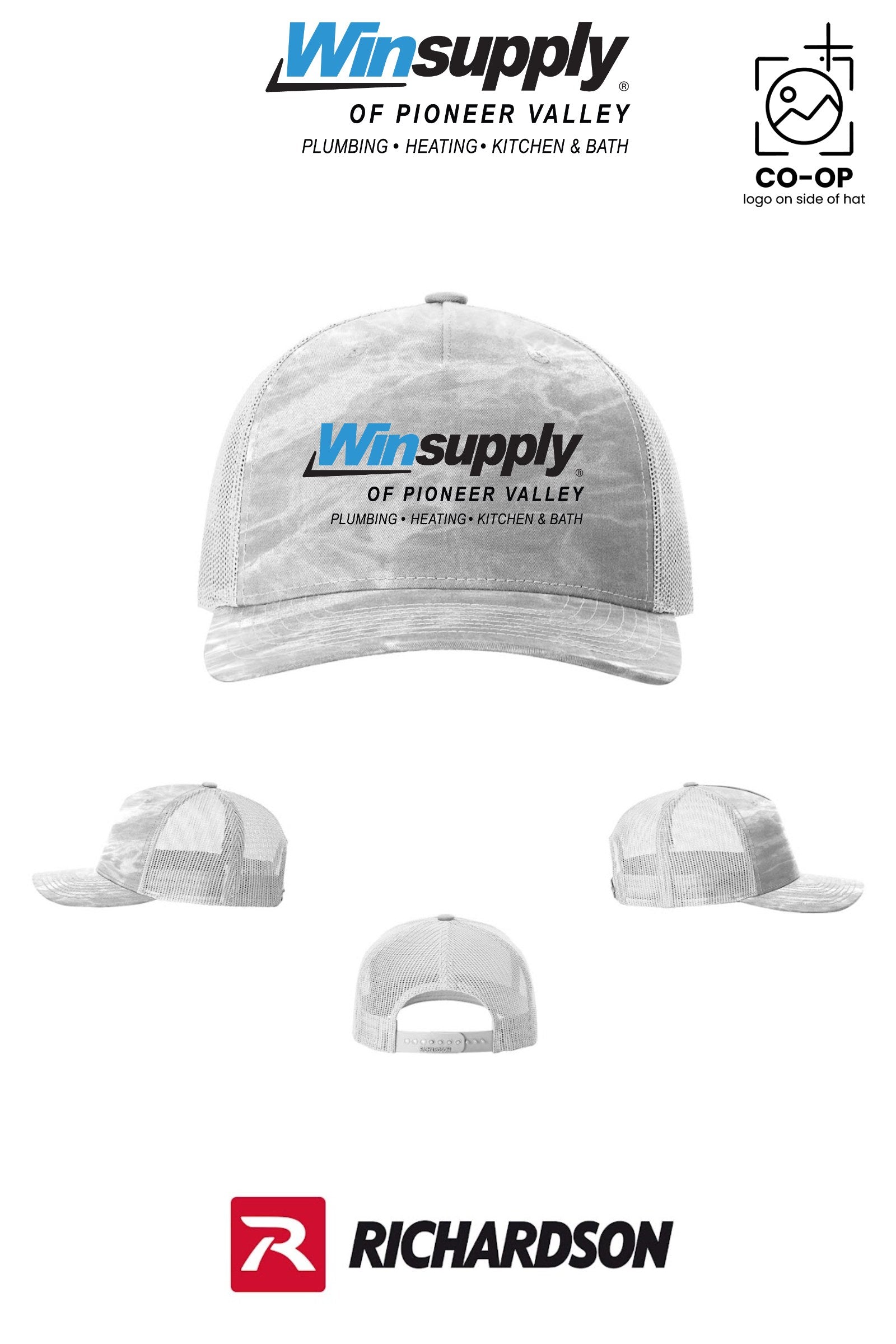 Richardson 112PFP Printed Five-Panel Trucker - Winsupply of Pioneer Valley