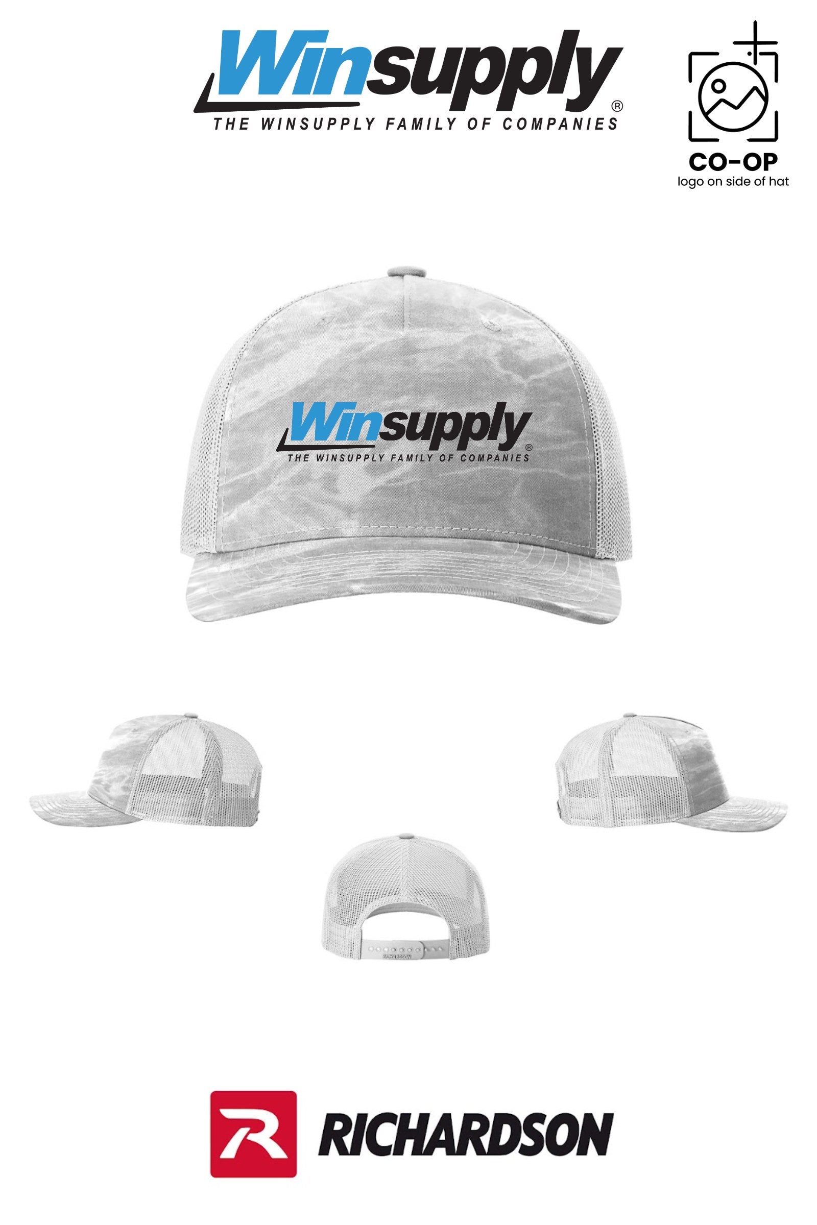 Richardson 112PFP Printed Five-Panel Trucker - Winsupply of West Hartford