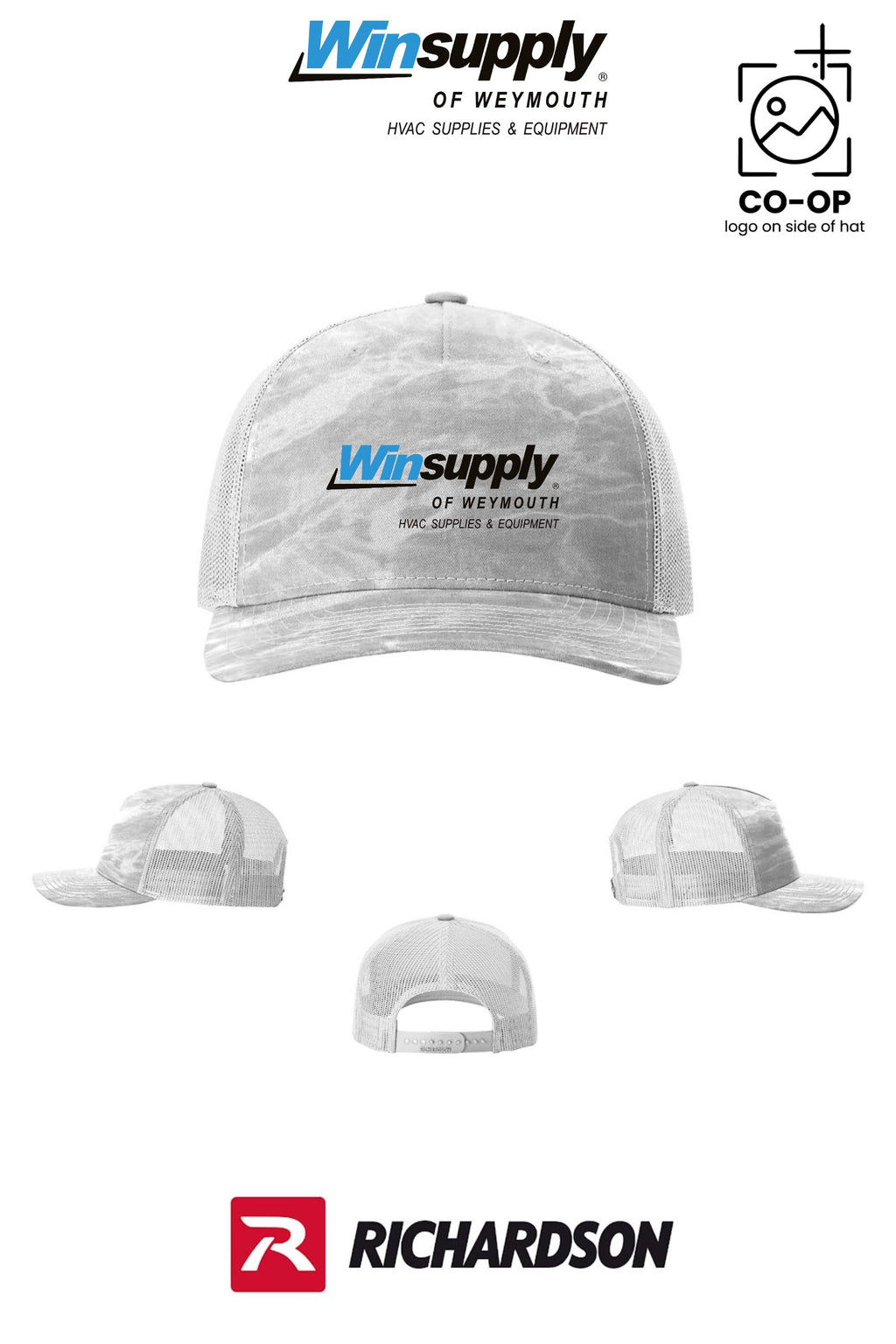 Richardson 112PFP Printed Five-Panel Trucker - Winsupply of Weymouth