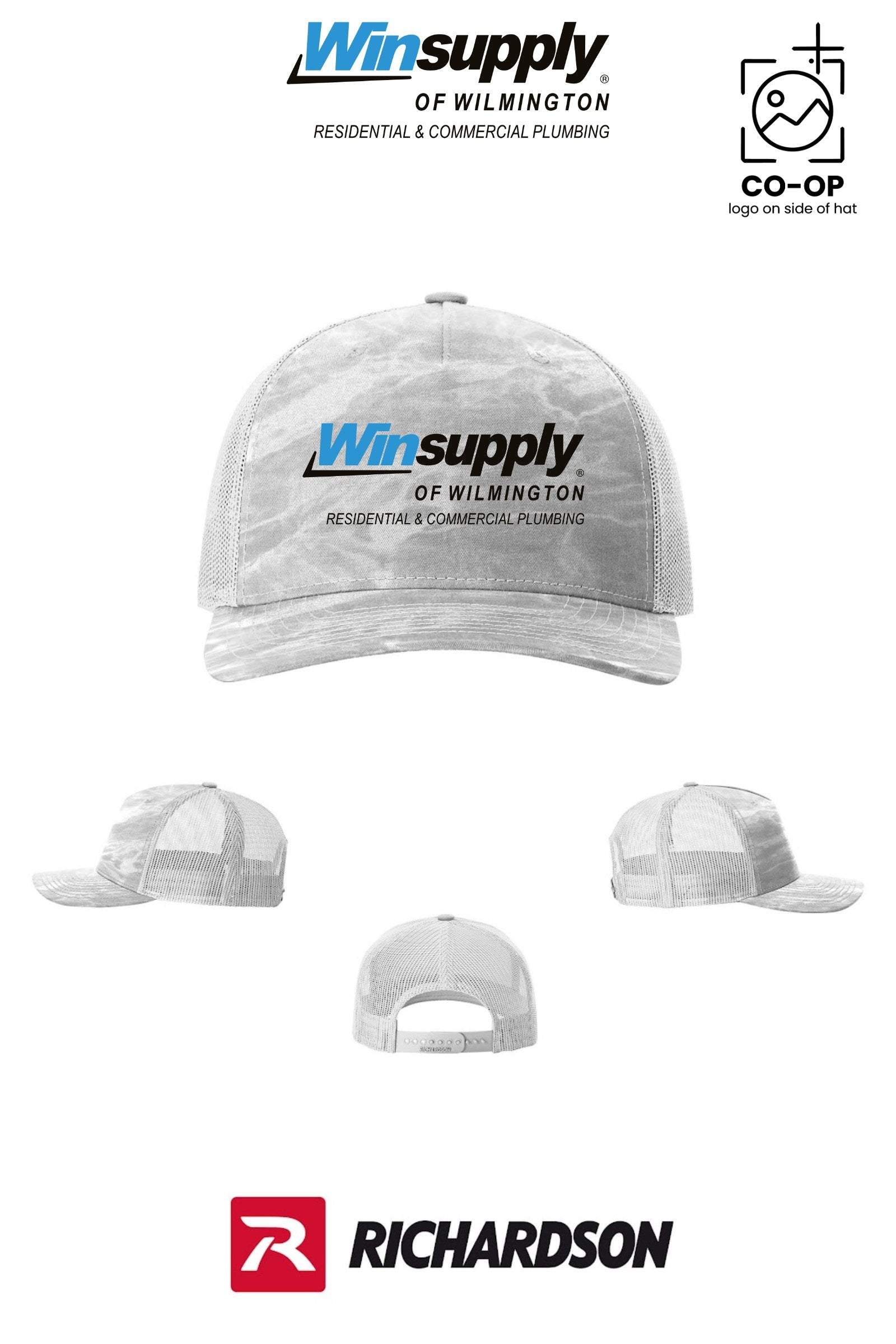 Richardson 112PFP Printed Five-Panel Trucker - Winsupply of Wilmington