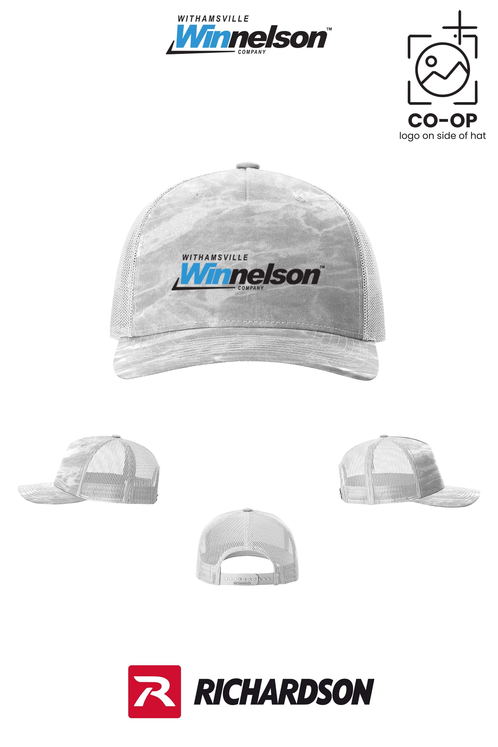 Richardson 112PFP Printed Five-Panel Trucker - Withamsville Winnelson