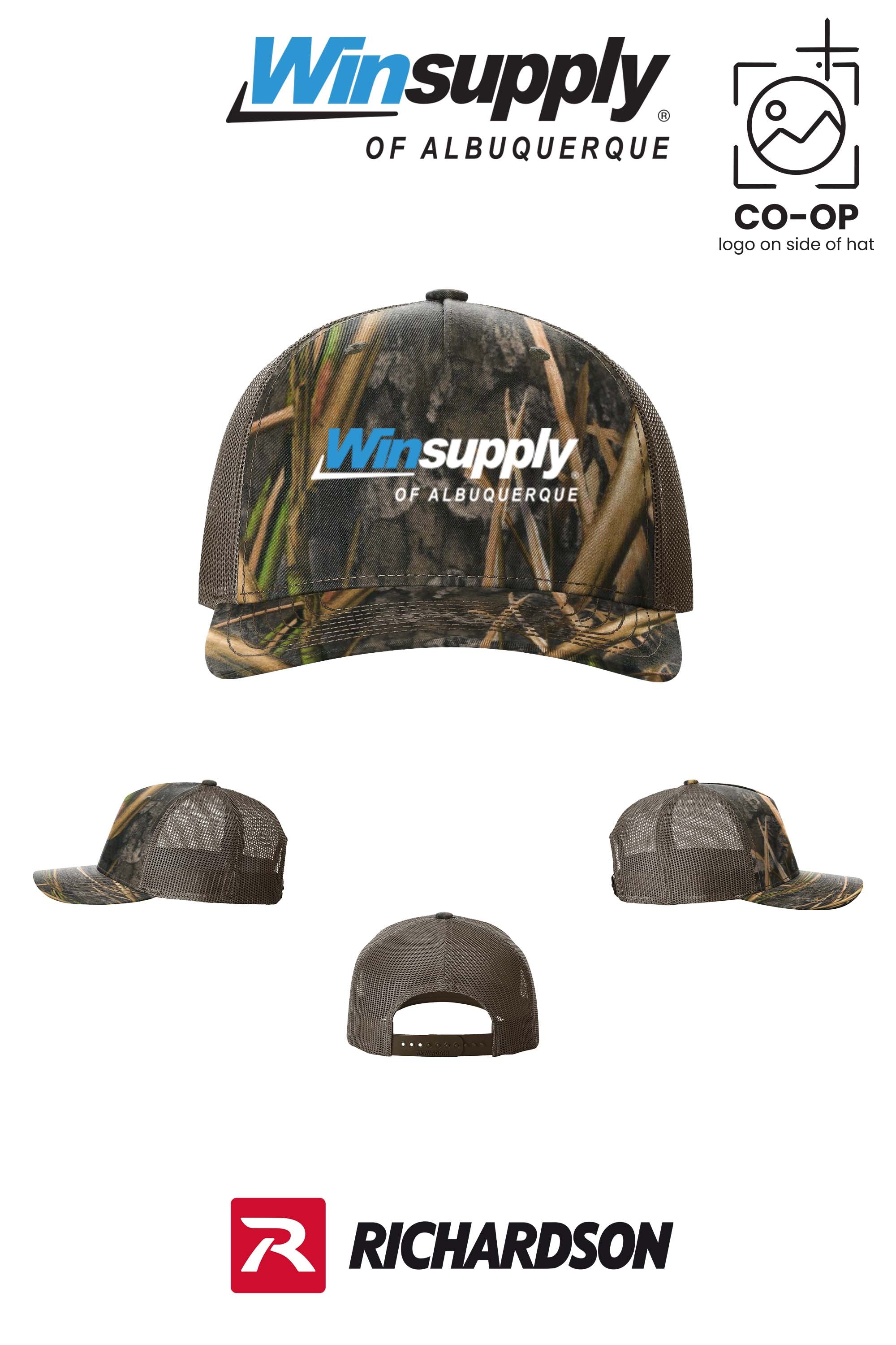 Richardson 112PFP Printed Five-Panel Trucker - Winsupply of Albuquerque