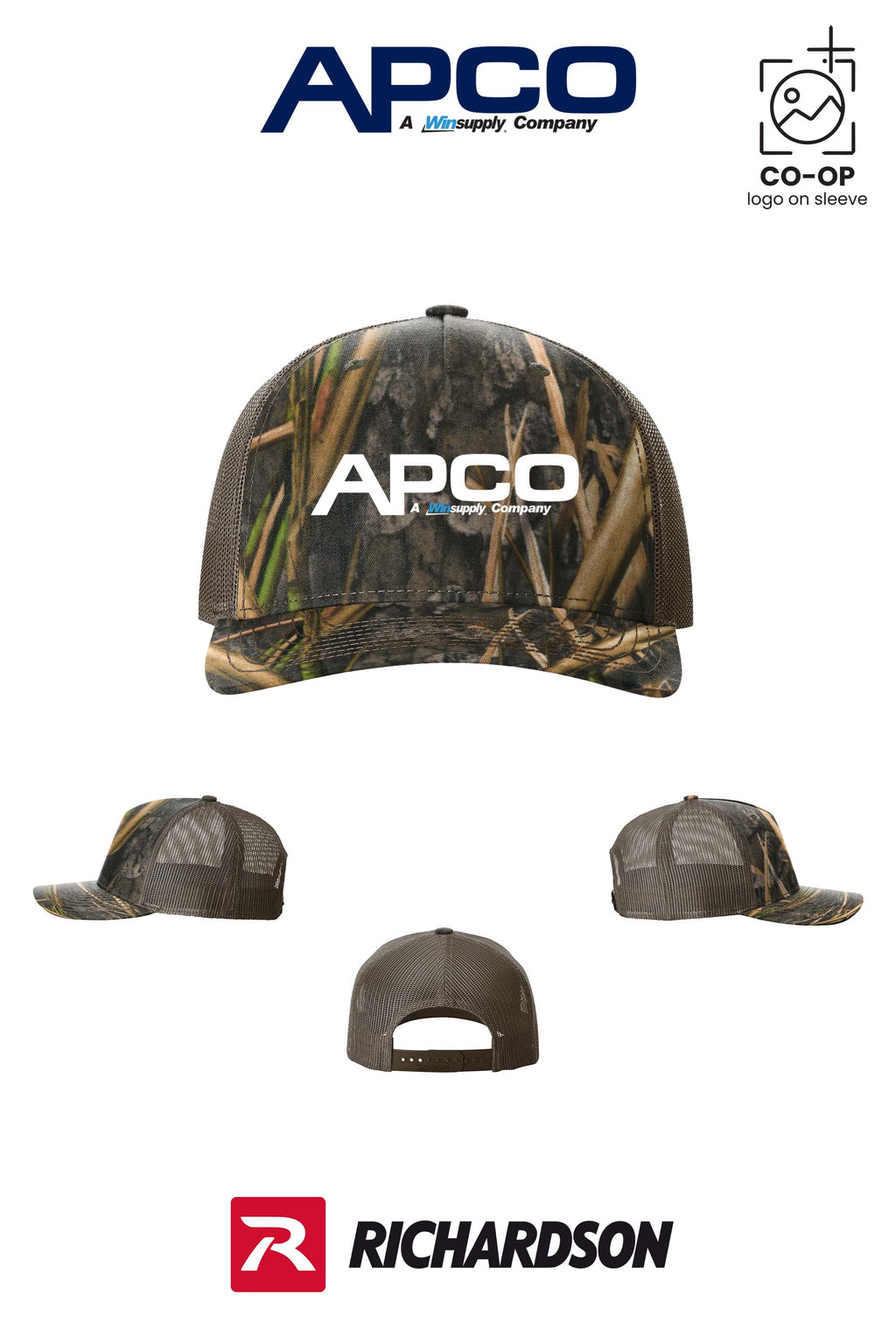 Richardson 112PFP Printed Five-Panel Trucker - APCO Supply - Indianapolis