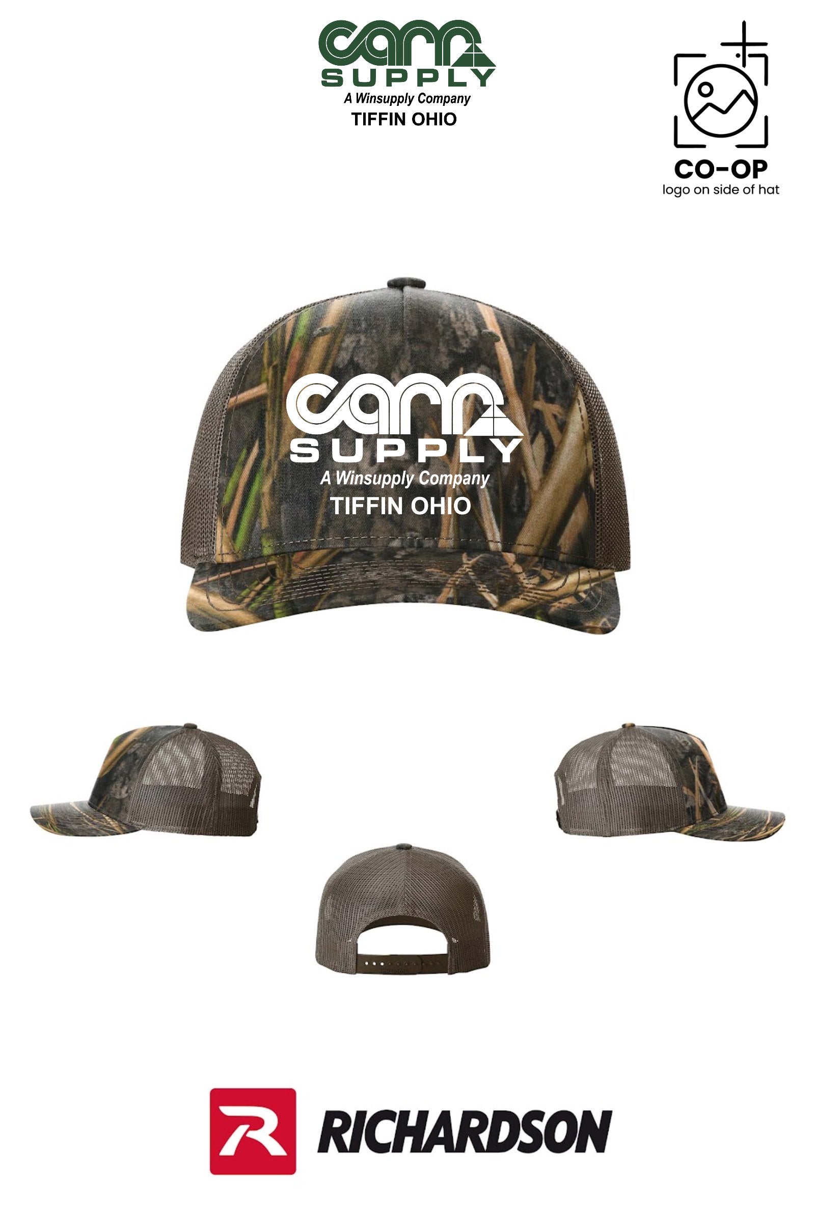 Richardson 112PFP Printed Five-Panel Trucker - Carr Supply - Tiffin