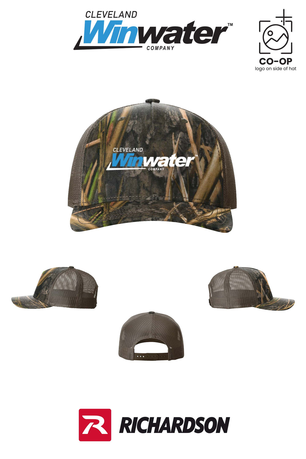 Richardson 112PFP Printed Five-Panel Trucker - Winwater of Cleveland