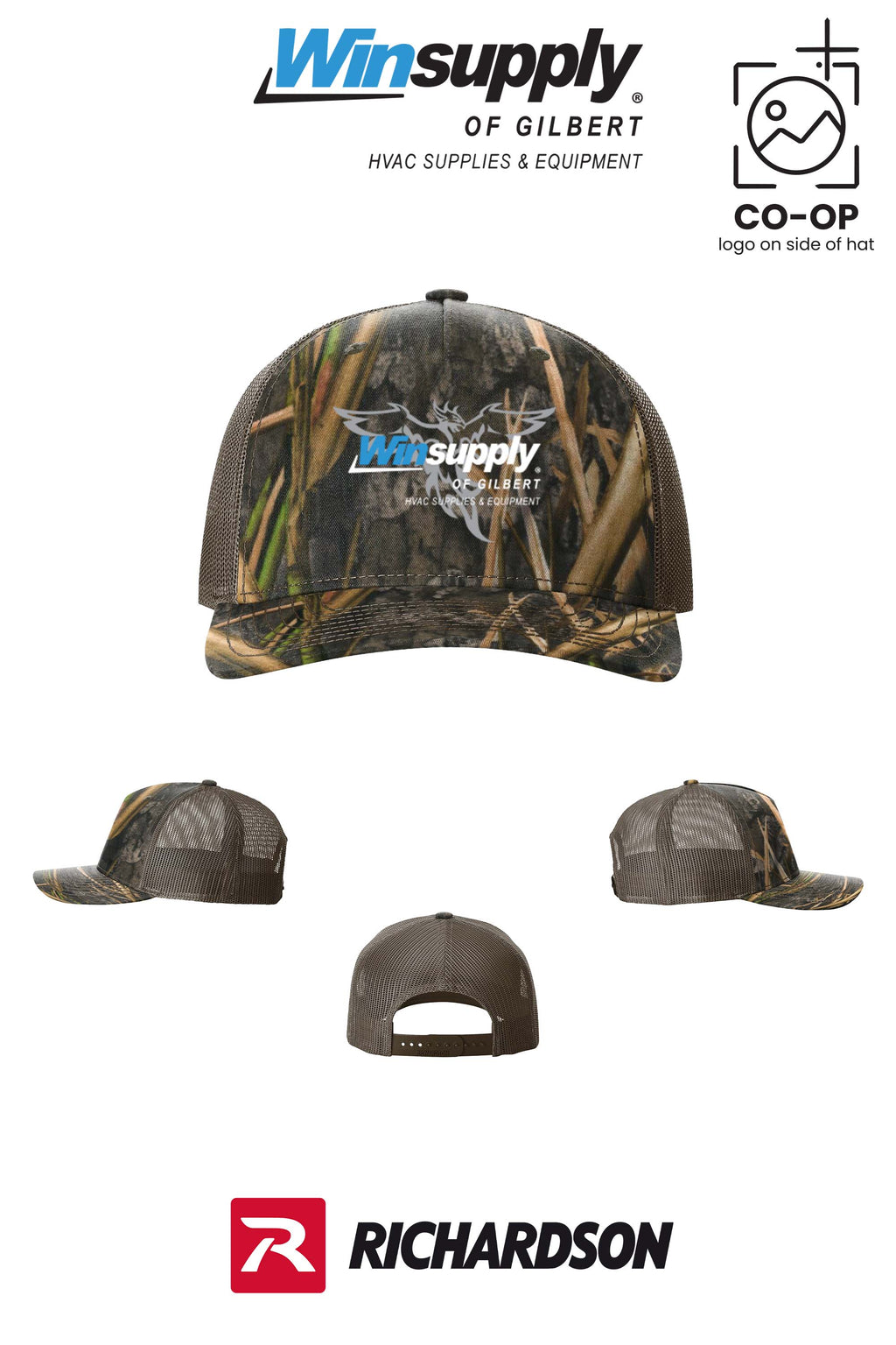 Richardson 112PFP Printed Five-Panel Trucker - Winsupply of Gilbert