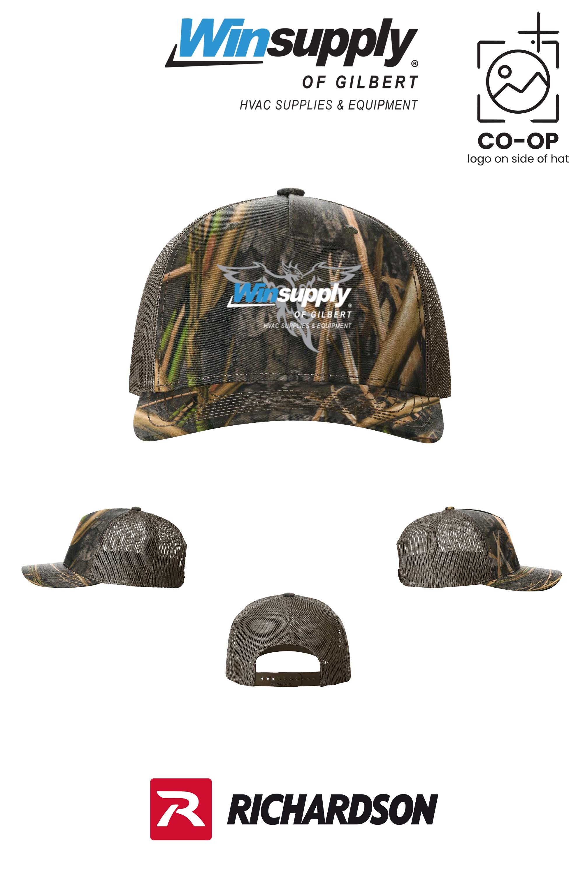 Richardson 112PFP Printed Five-Panel Trucker - Winsupply of Gilbert