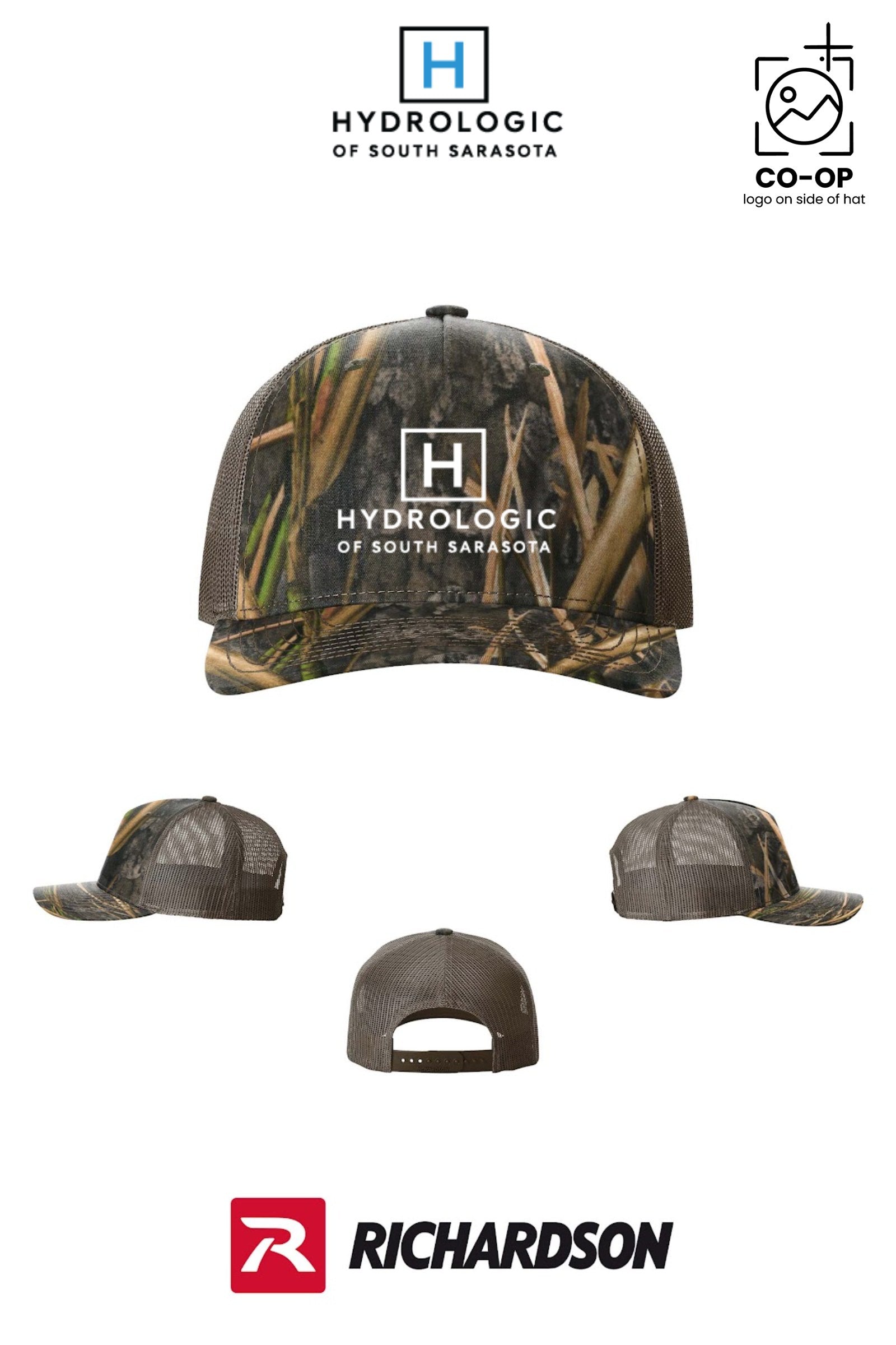 Richardson 112PFP Printed Five-Panel Trucker - Winsupply Sarasota FL Co.