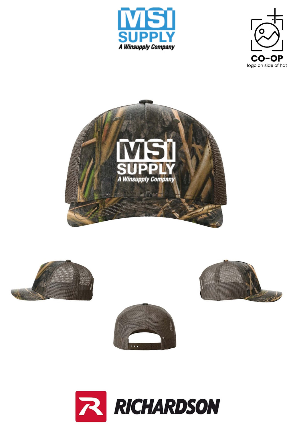 Richardson 112PFP Printed Five-Panel Trucker - MSI Supply Houston