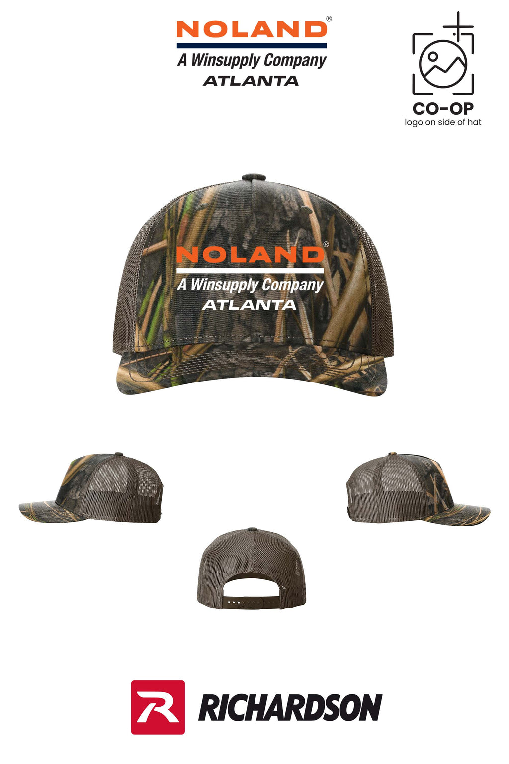 Richardson 112PFP Printed Five-Panel Trucker - Atlanta Noland