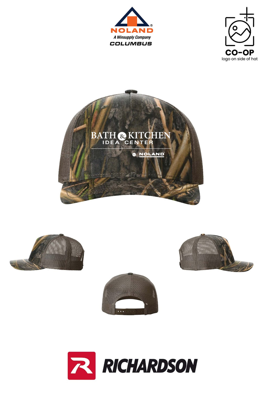 Richardson 112PFP Printed Five-Panel Trucker - Columbus Noland