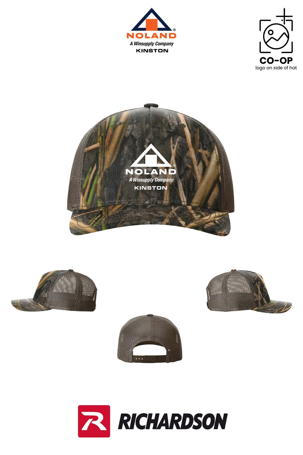 Richardson 112PFP Printed Five-Panel Trucker - Kinston Noland