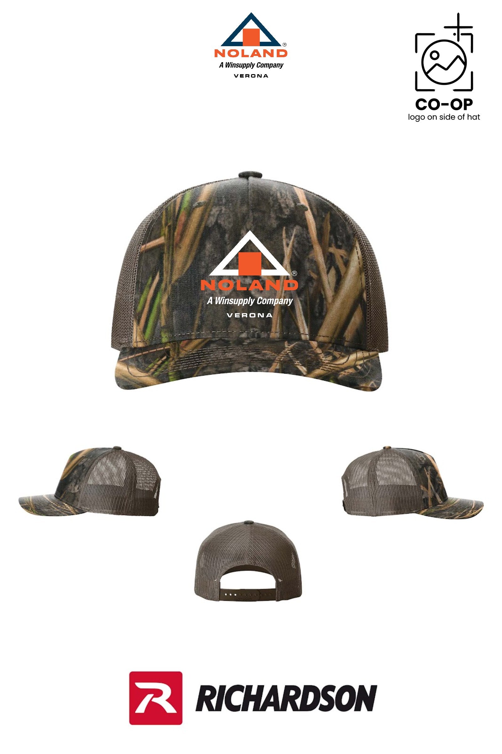 Richardson 112PFP Printed Five-Panel Trucker - Verona Noland