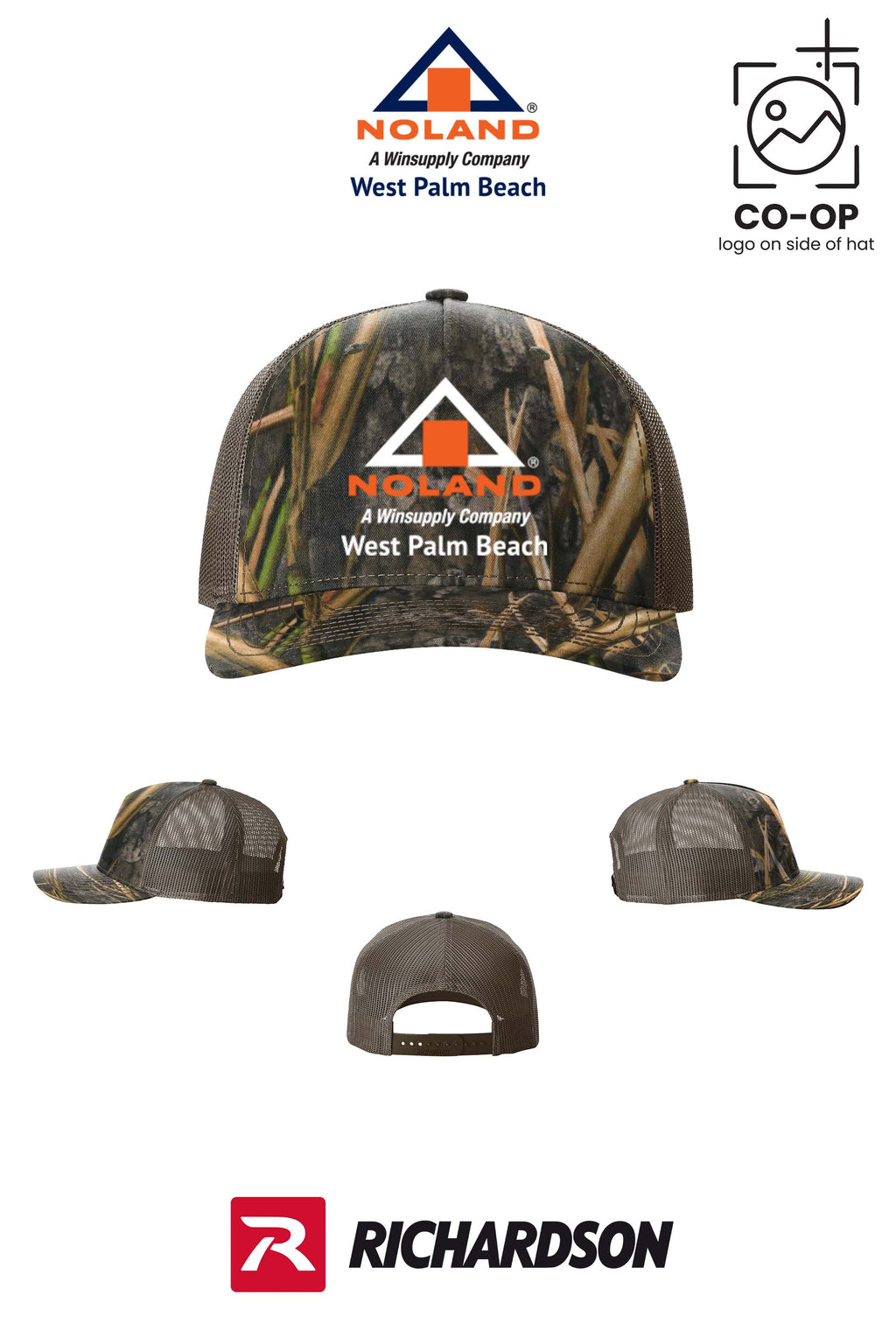 Richardson 112PFP Printed Five-Panel Trucker - Noland West Palm Beach