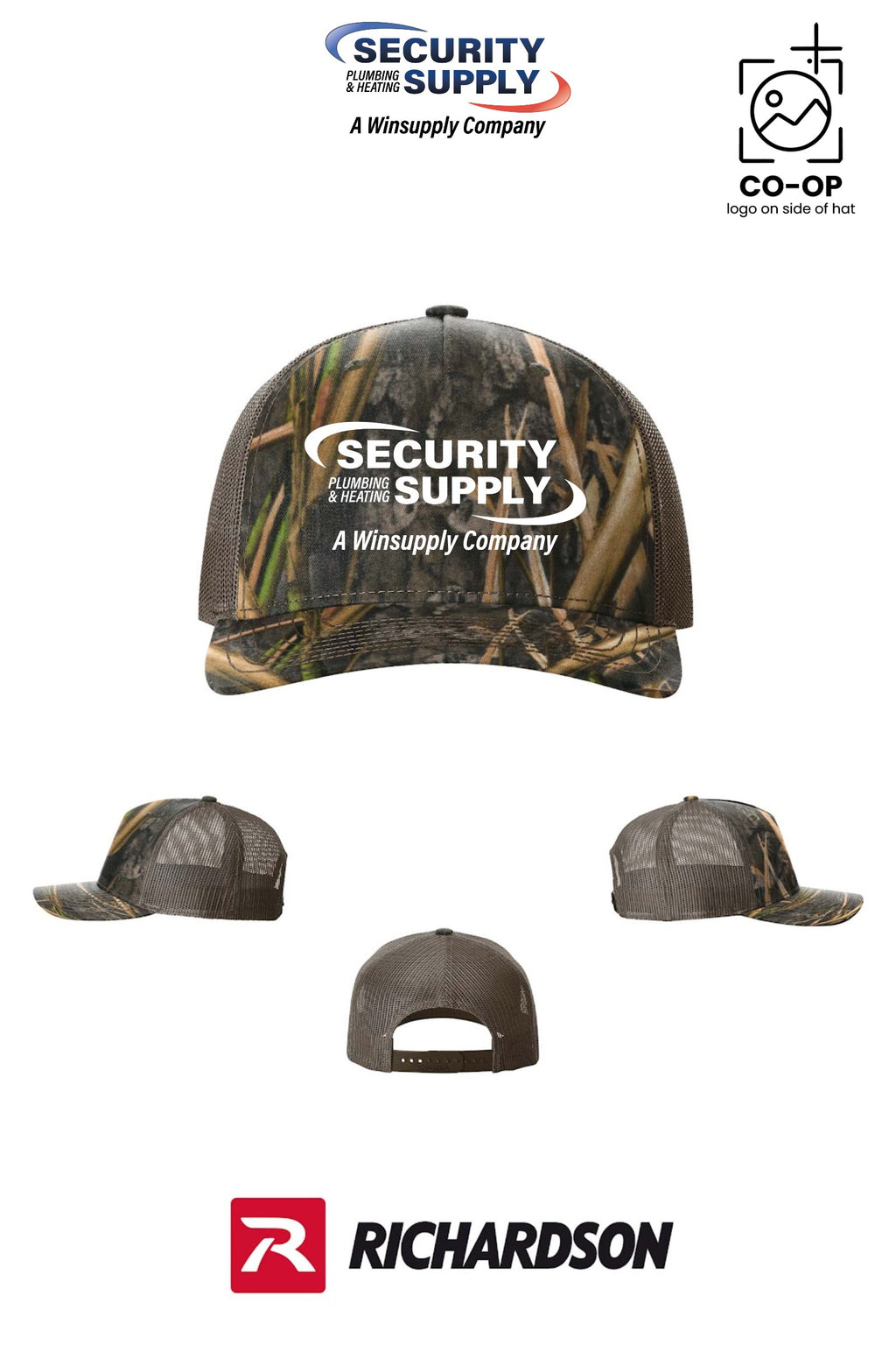 Richardson 112PFP Printed Five-Panel Trucker - SPHS Watertown