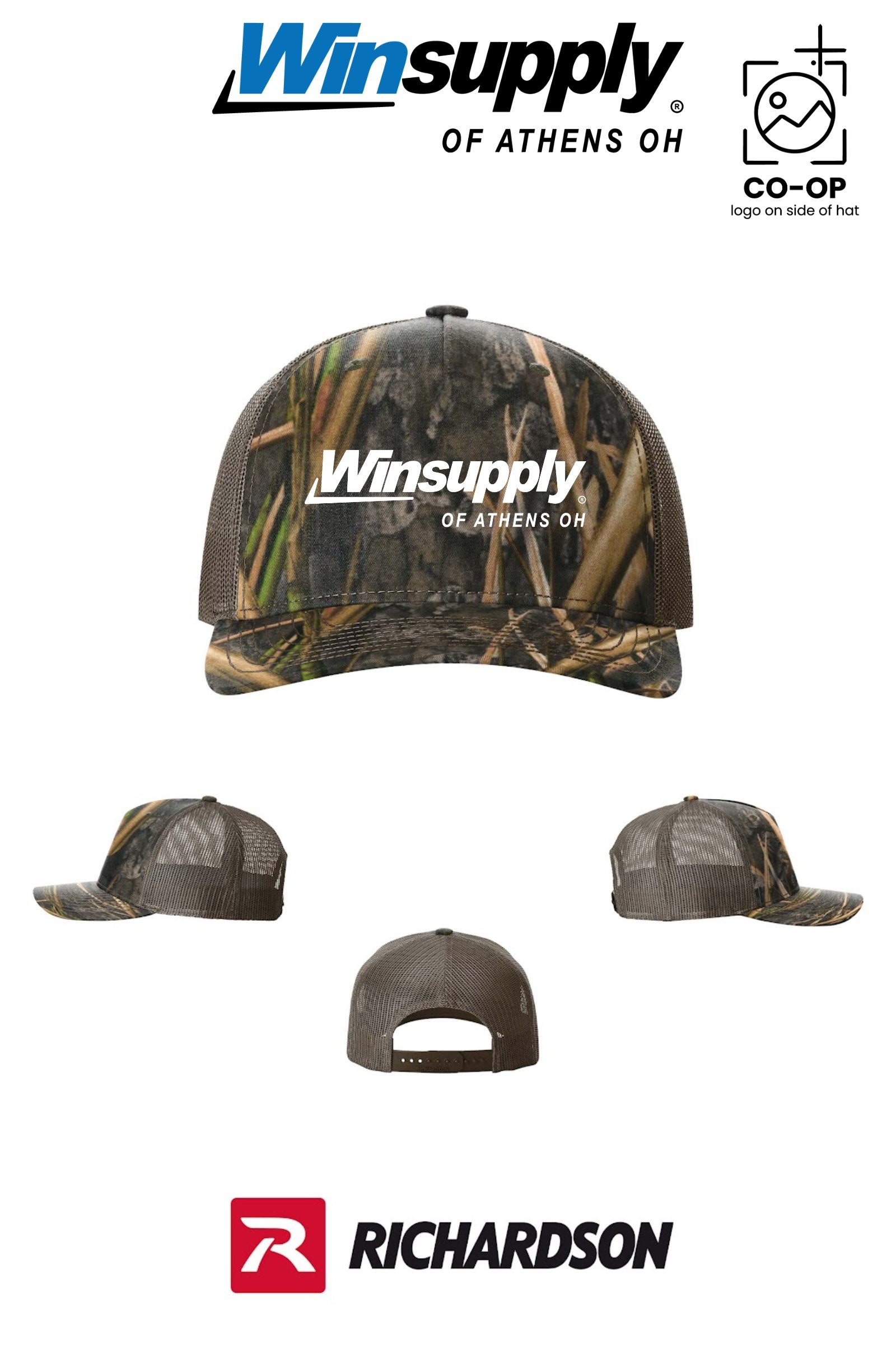 Richardson 112PFP Printed Five-Panel Trucker - Winsupply of Athens OH