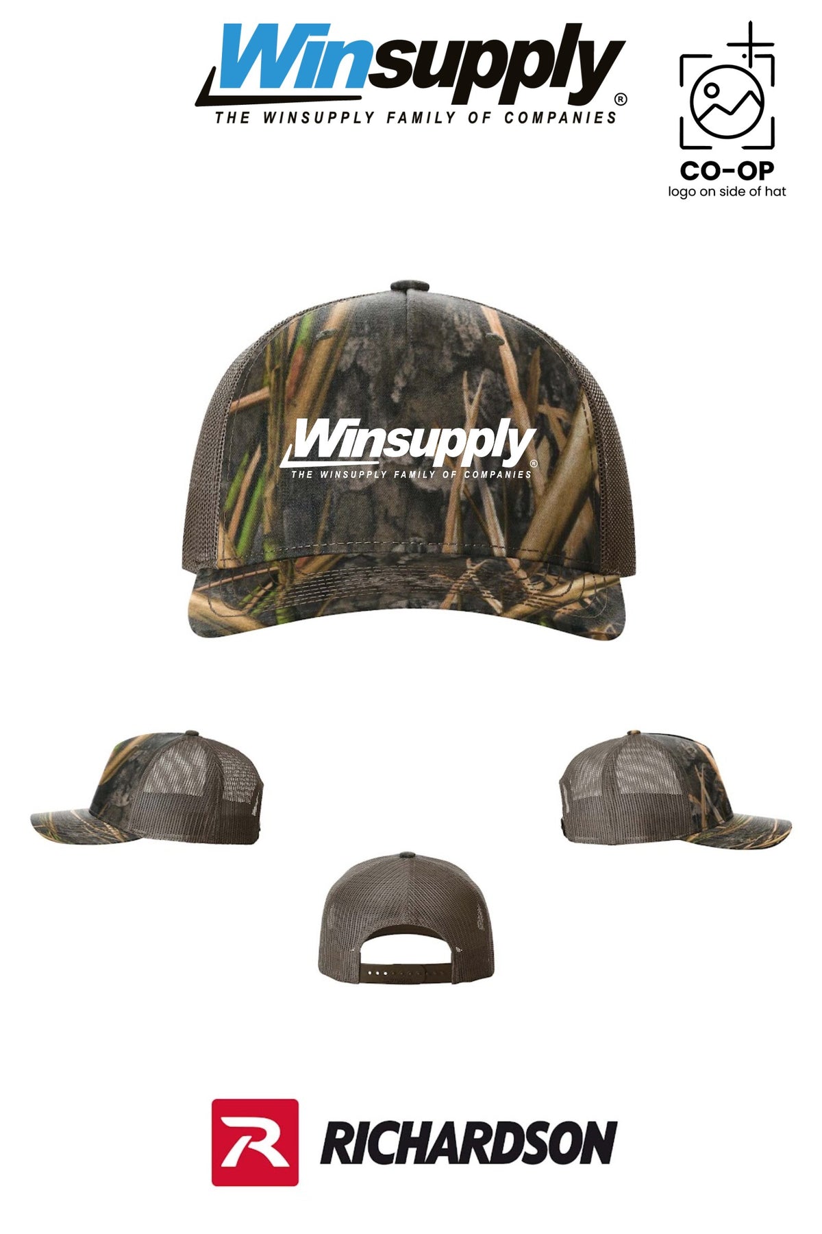 Richardson 112PFP Printed Five-Panel Trucker - Winsupply of Coraopolis