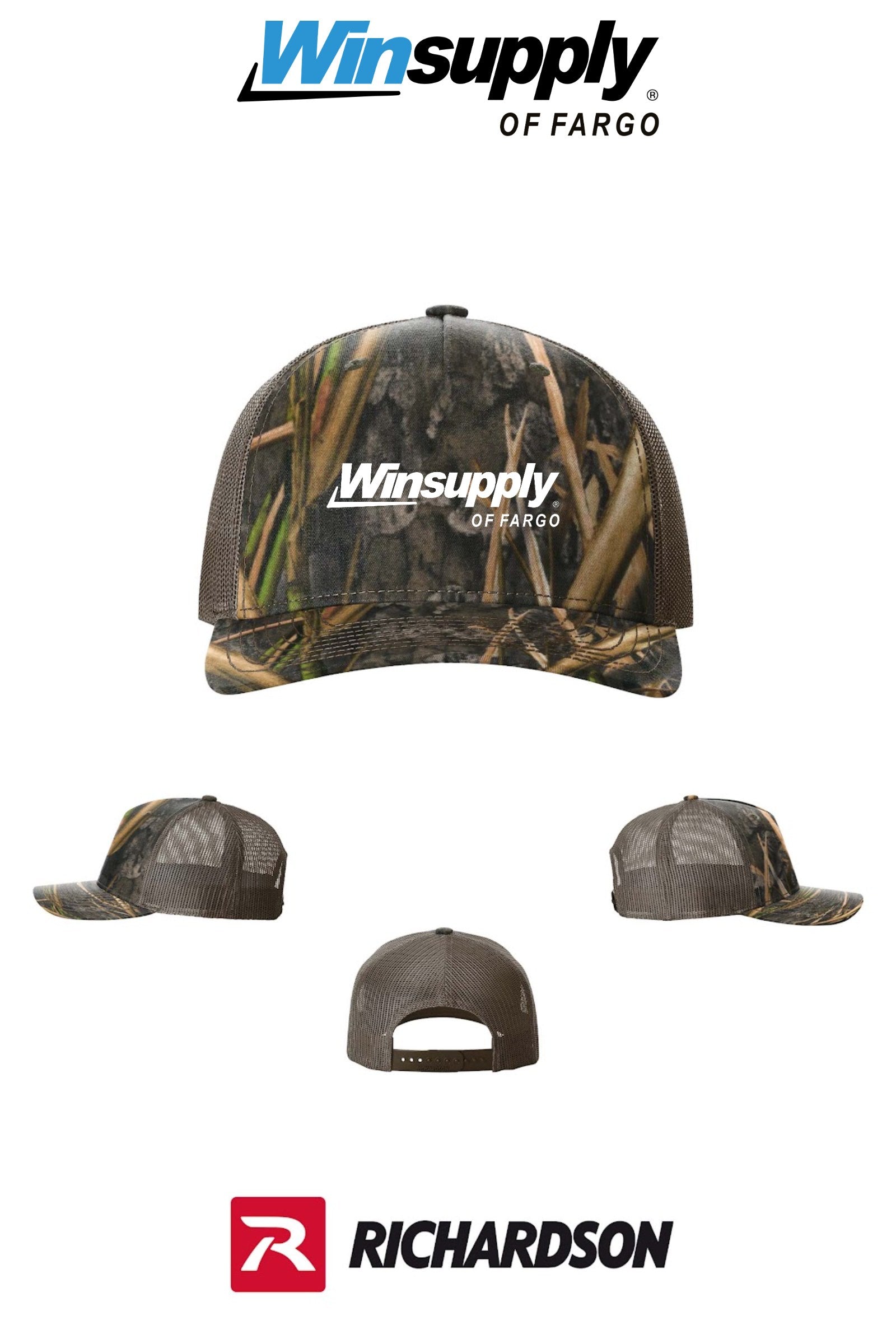 Richardson 112PFP Printed Five-Panel Trucker - Winsupply of Fargo