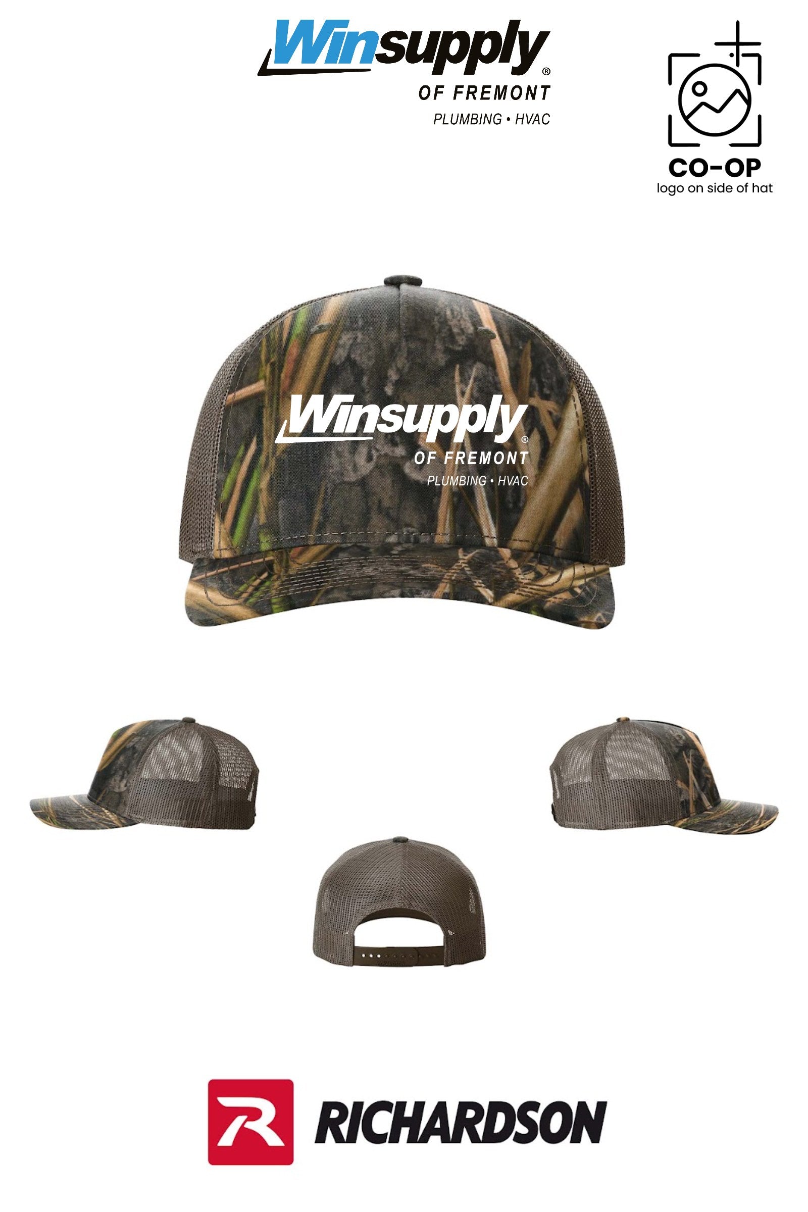 Richardson 112PFP Printed Five-Panel Trucker - Winsupply of Fremont