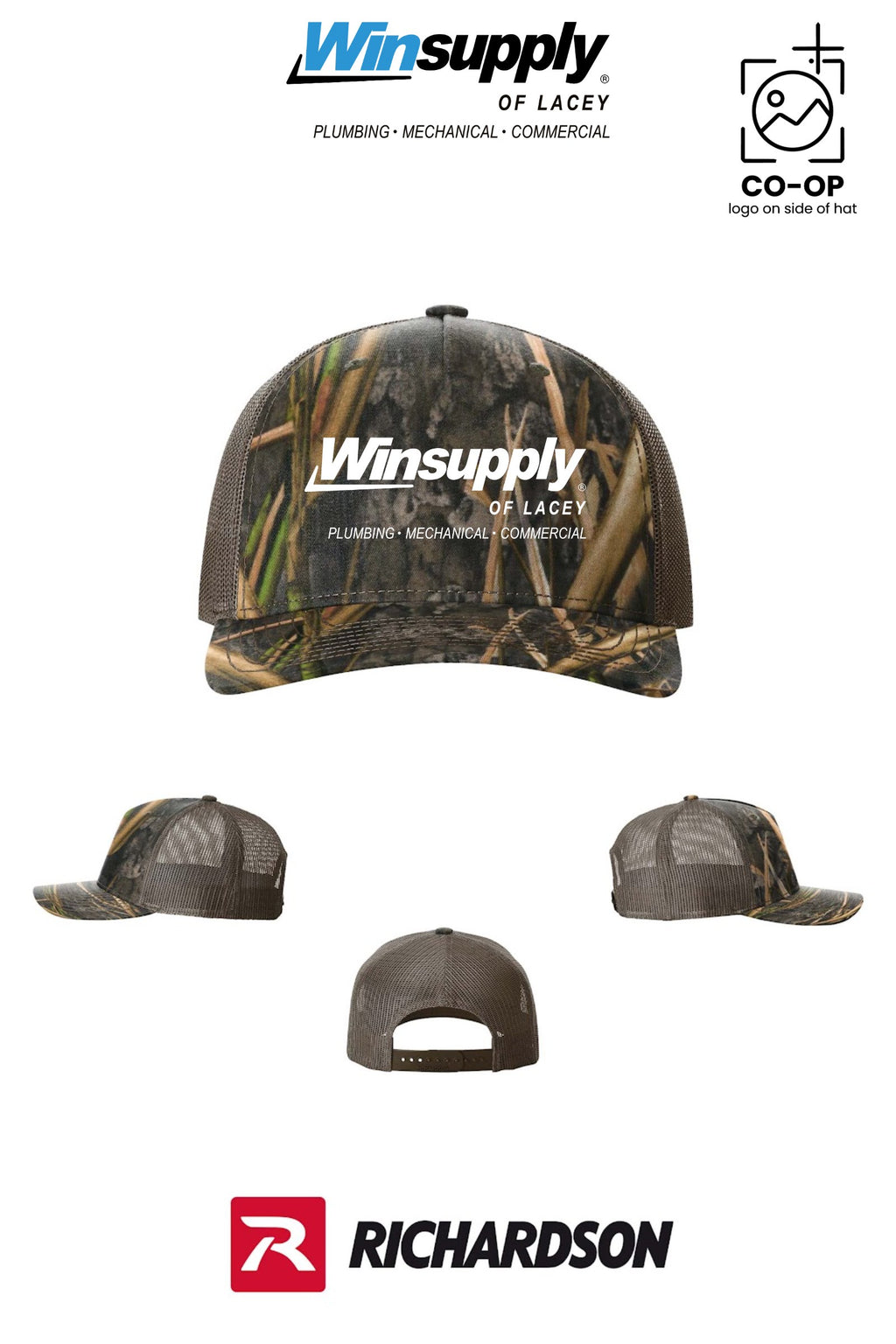 Richardson 112PFP Printed Five-Panel Trucker - Winsupply of Lacey