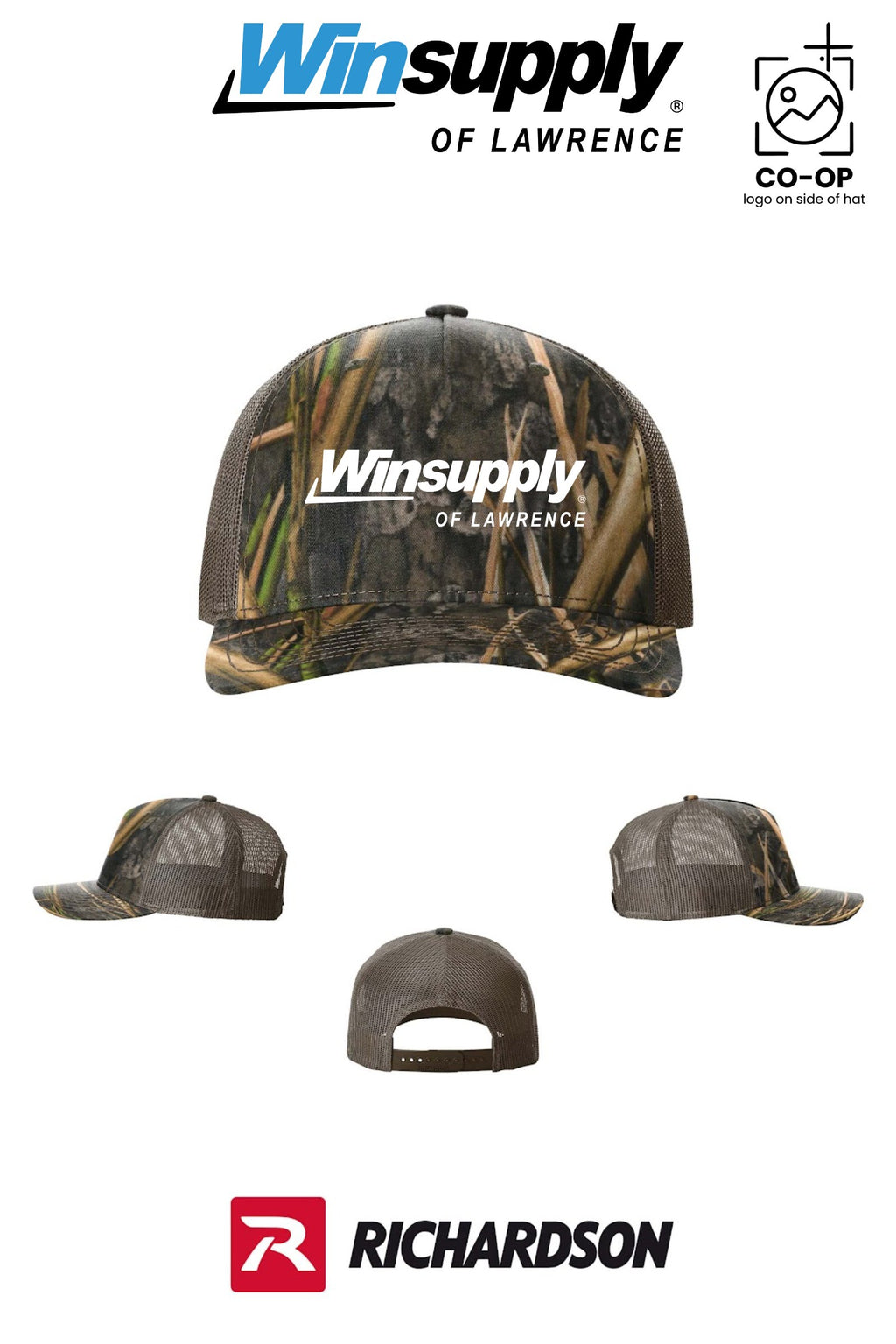 Richardson 112PFP Printed Five-Panel Trucker - Winsupply of Lawrence