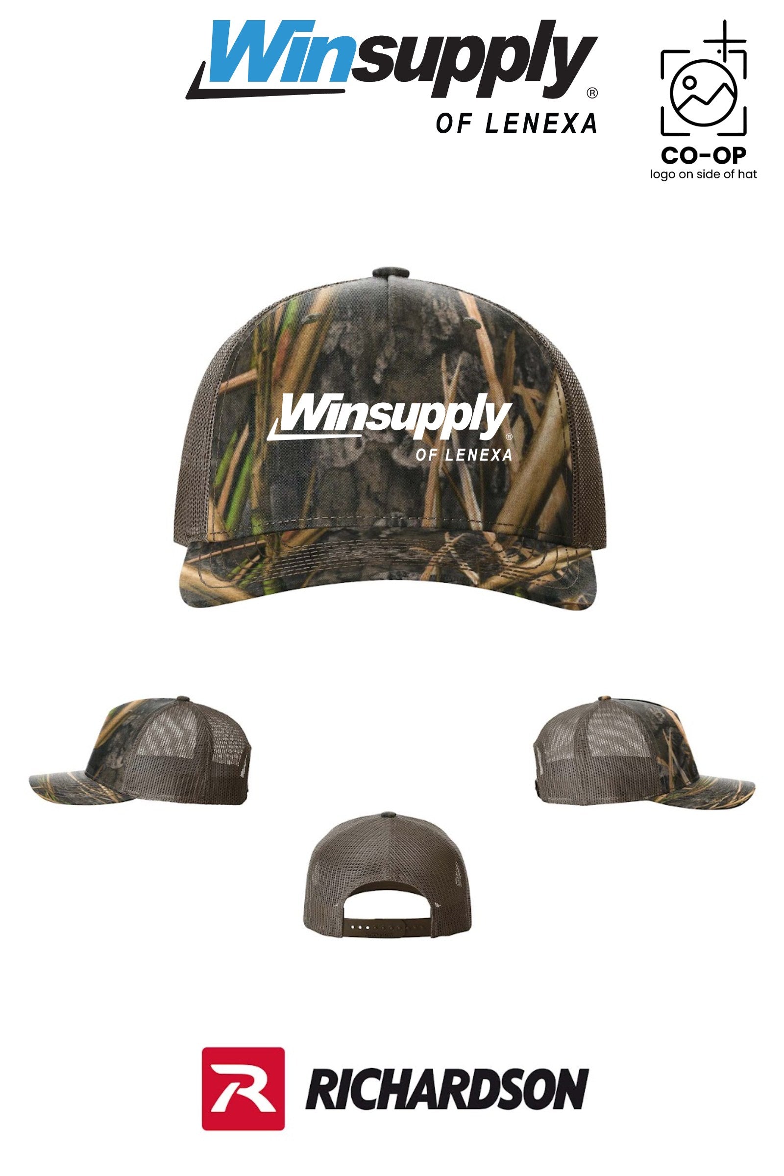 Richardson 112PFP Printed Five-Panel Trucker - Winsupply of Lenexa