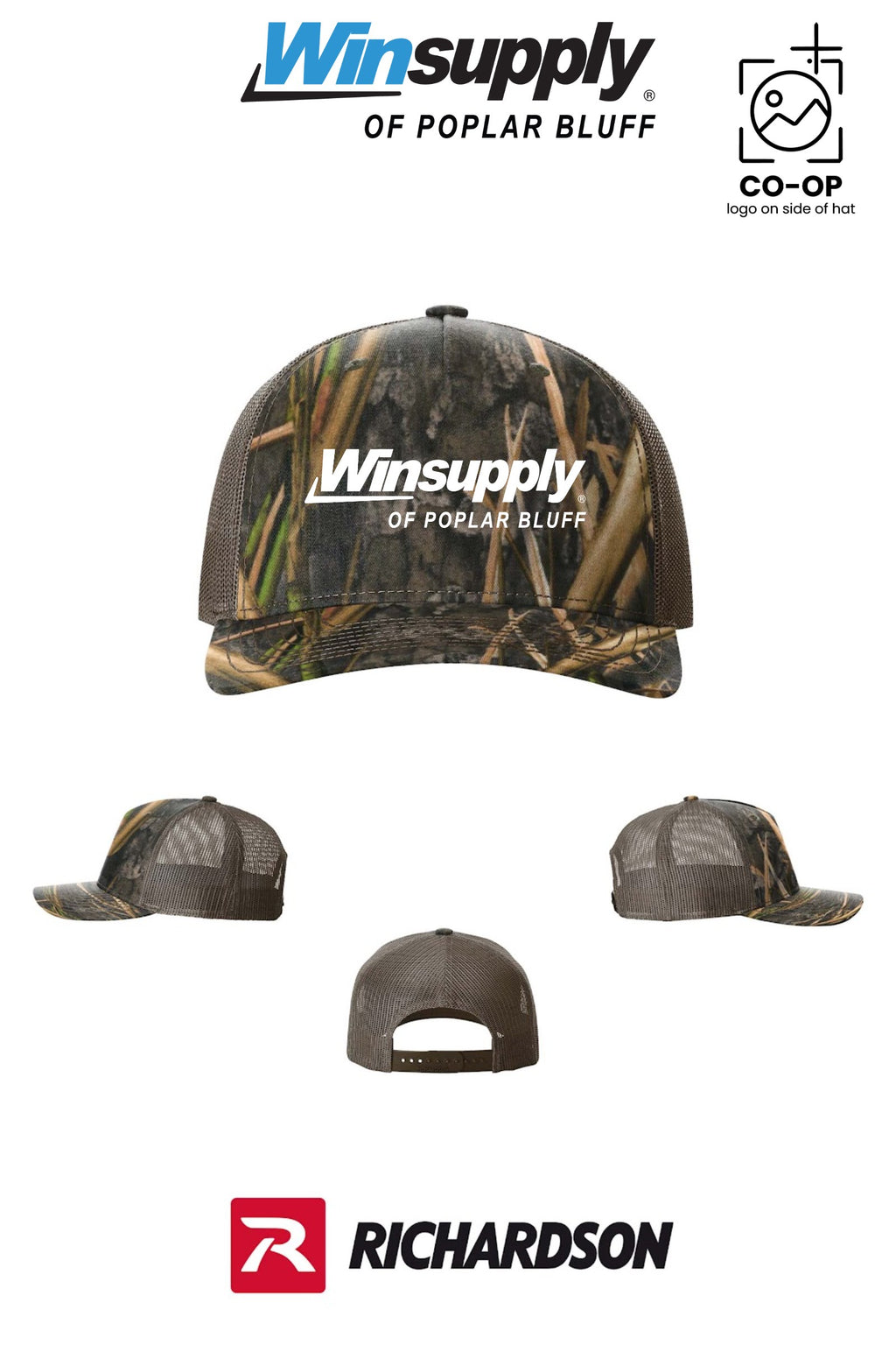 Richardson 112PFP Printed Five-Panel Trucker - Winsupply of Poplar Bluff