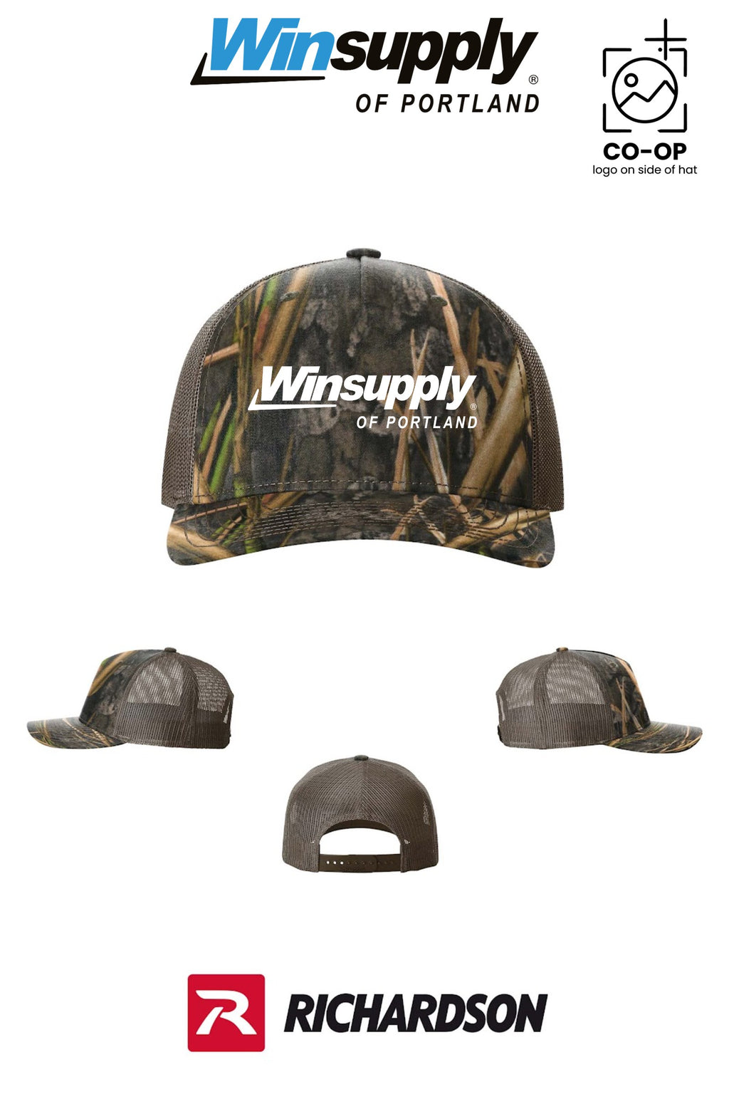 Richardson 112PFP Printed Five-Panel Trucker - Winsupply of Portland