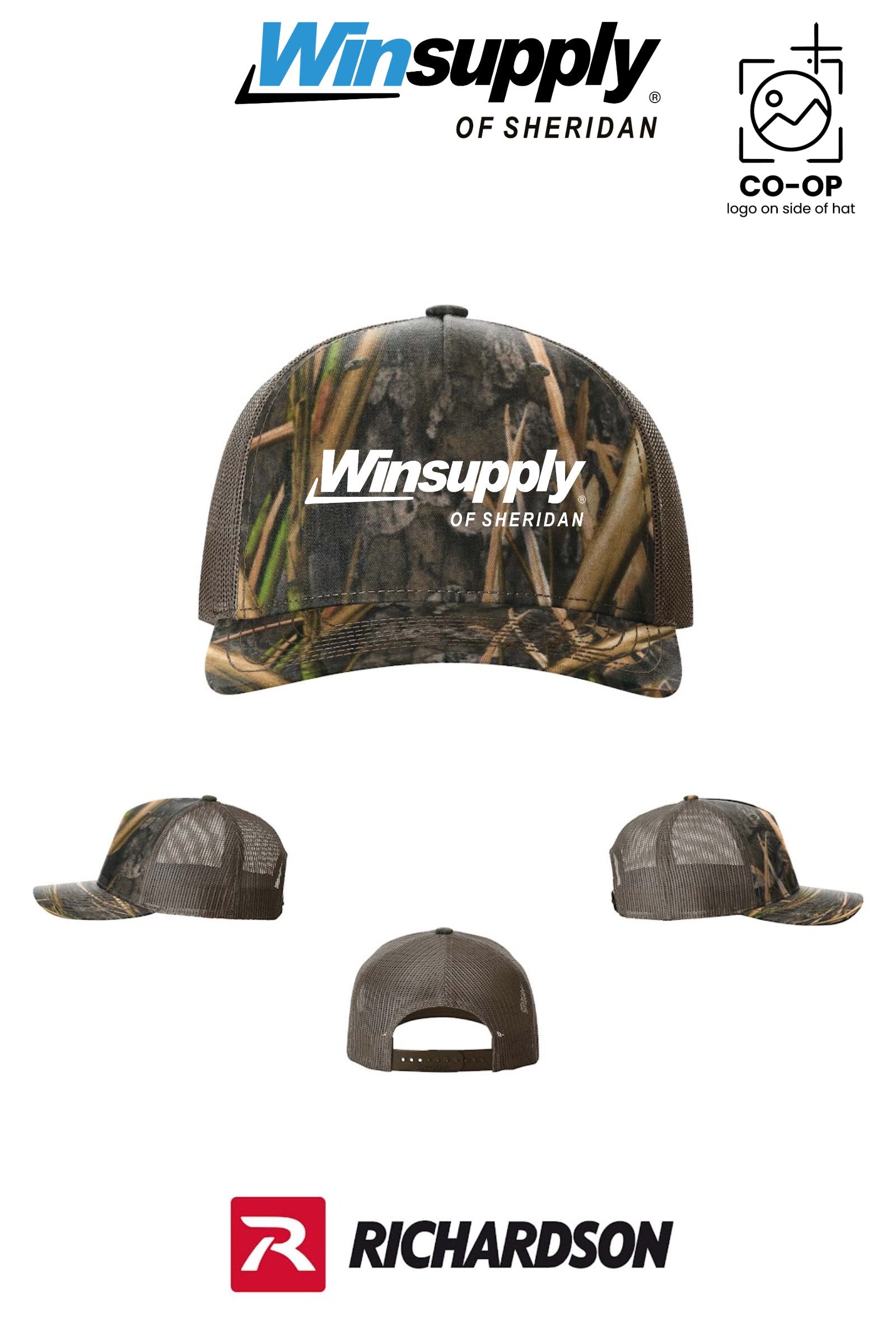 Richardson 112PFP Printed Five-Panel Trucker - Winsupply of Sheridan