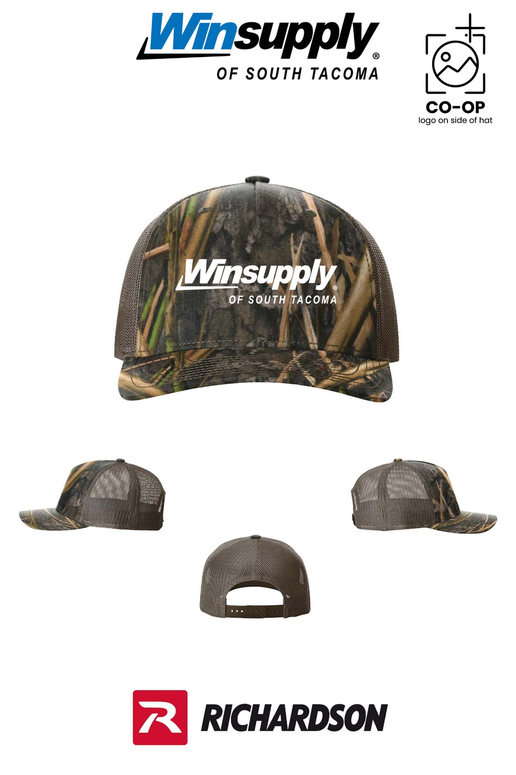 Richardson 112PFP Printed Five-Panel Trucker - Winsupply of South Tacoma