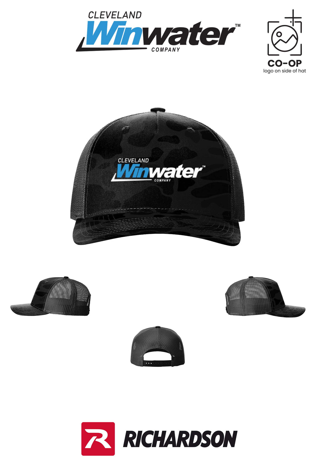 Richardson 112PFP Printed Five-Panel Trucker - Winwater of Cleveland