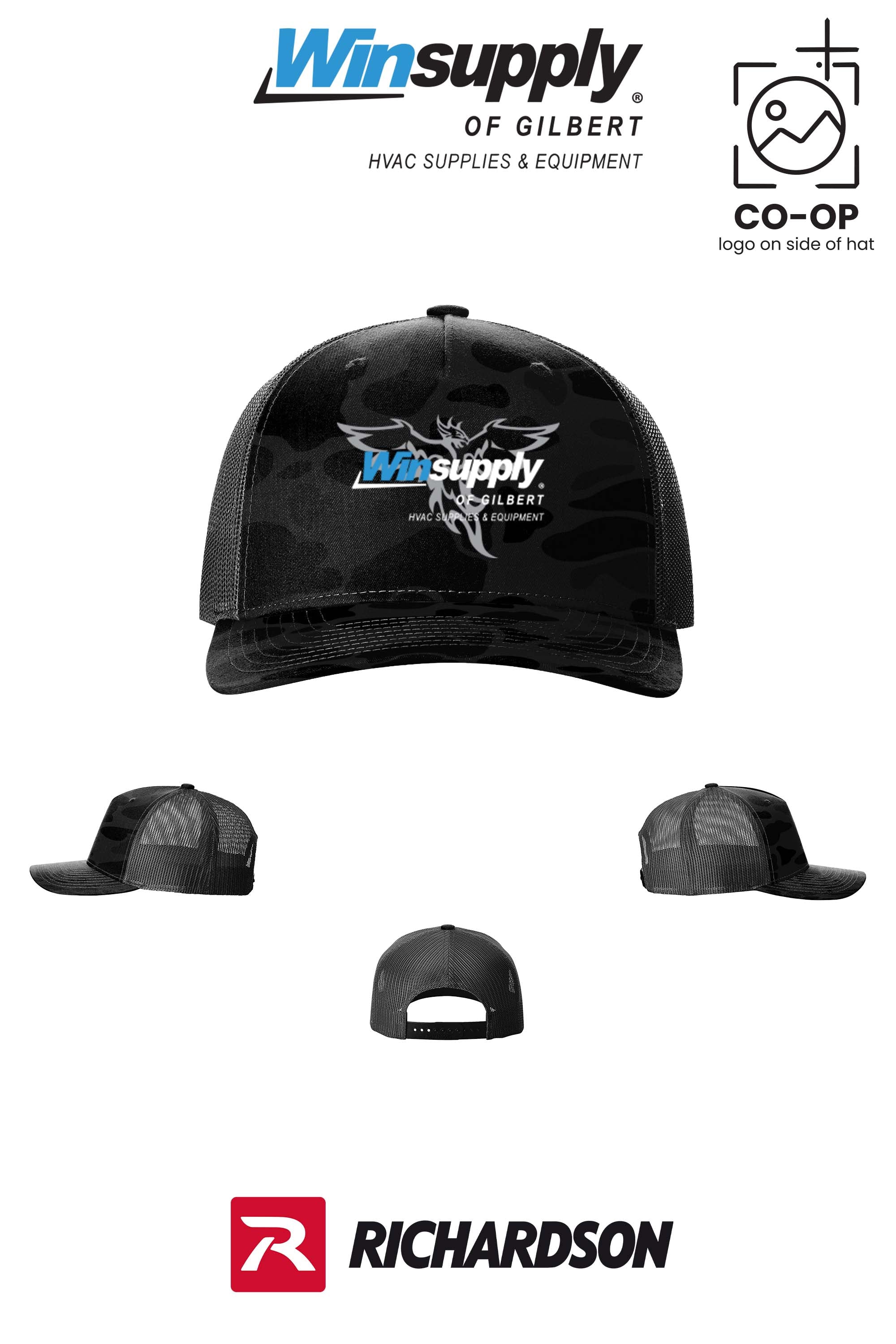 Richardson 112PFP Printed Five-Panel Trucker - Winsupply of Gilbert
