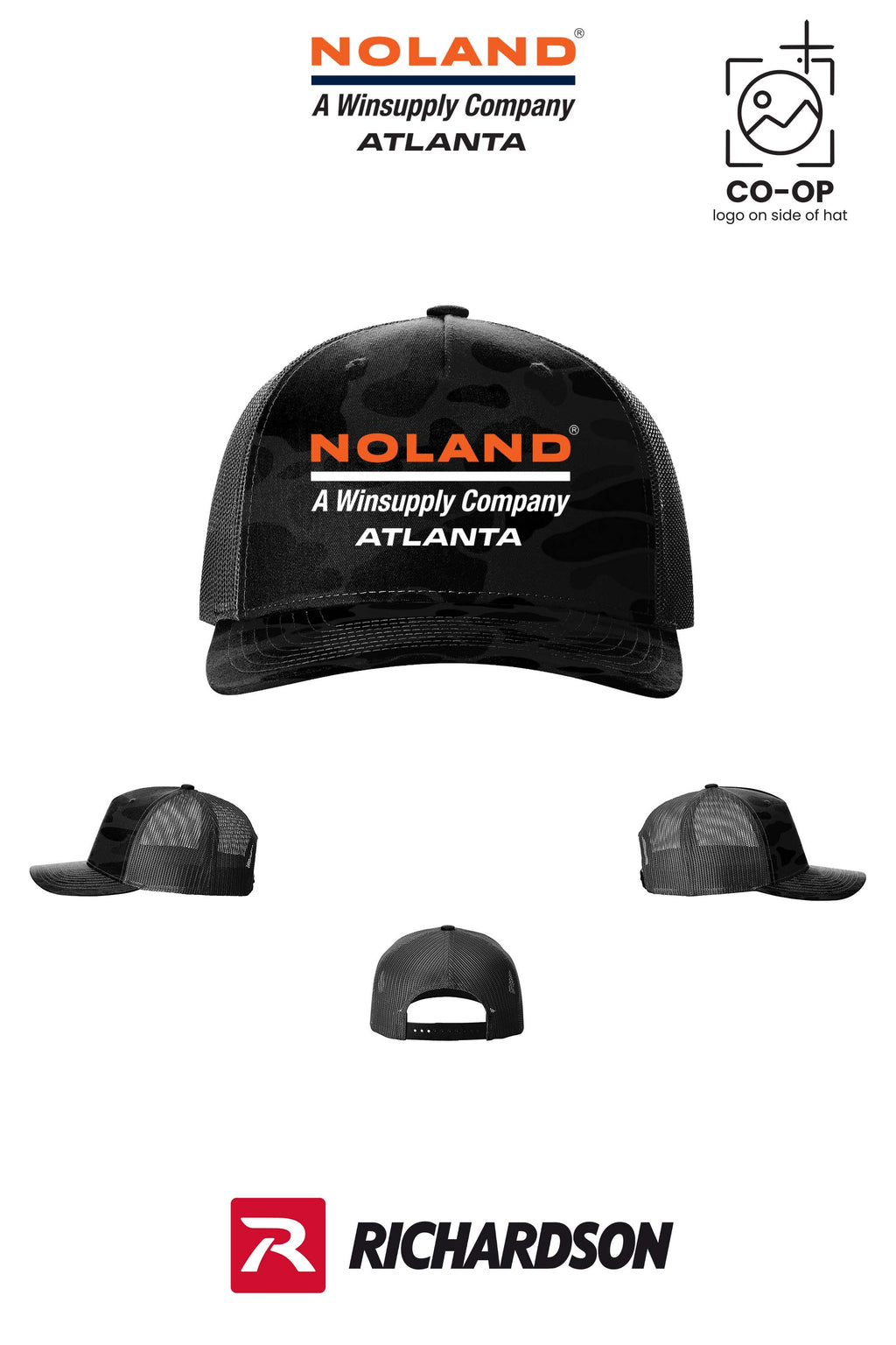 Richardson 112PFP Printed Five-Panel Trucker - Atlanta Noland