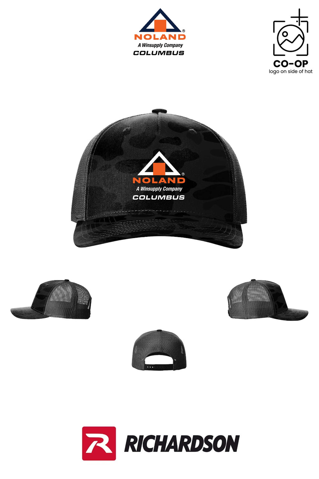 Richardson 112PFP Printed Five-Panel Trucker - Columbus Noland
