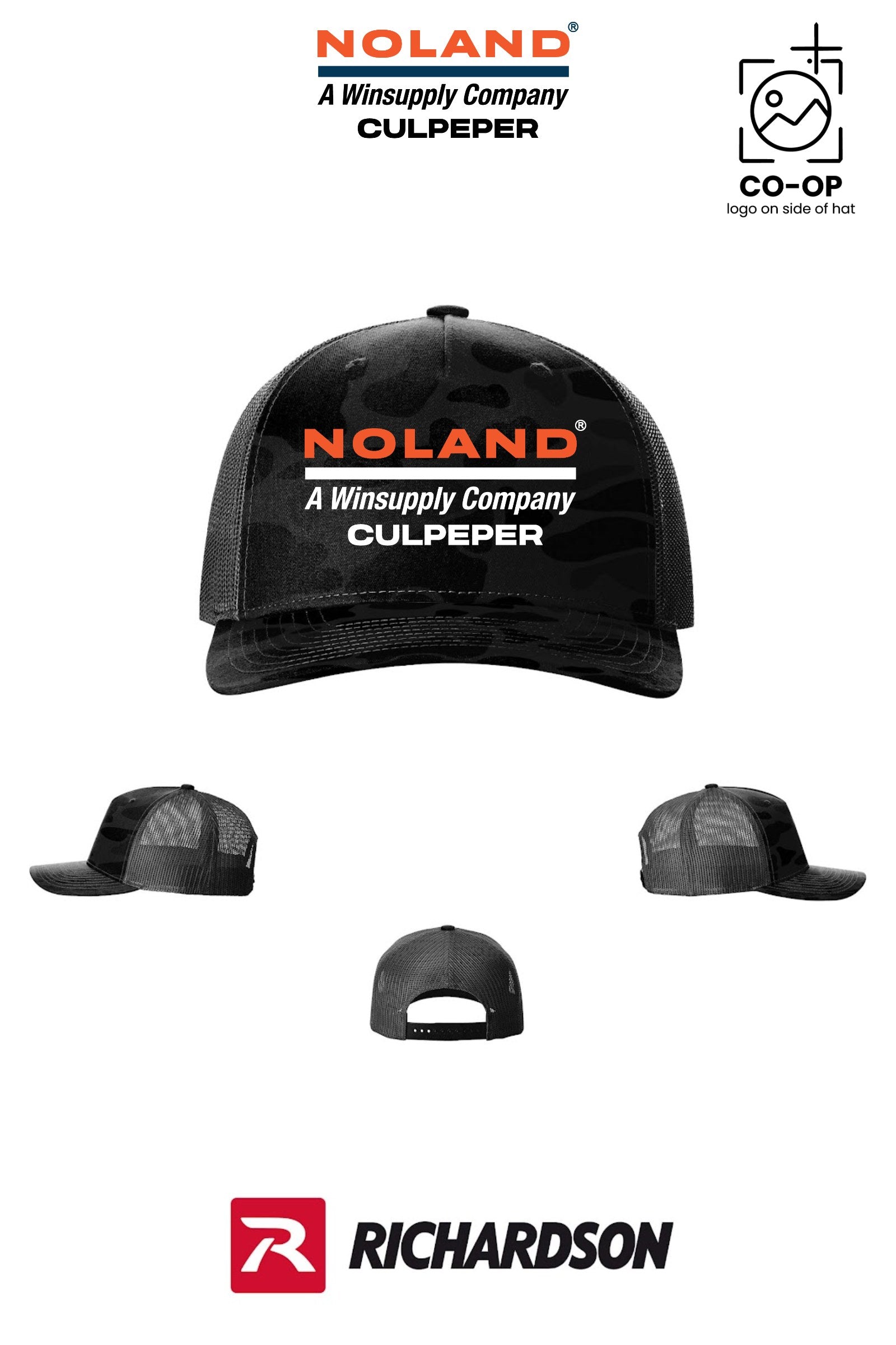 Richardson 112PFP Printed Five-Panel Trucker - Culpeper Noland