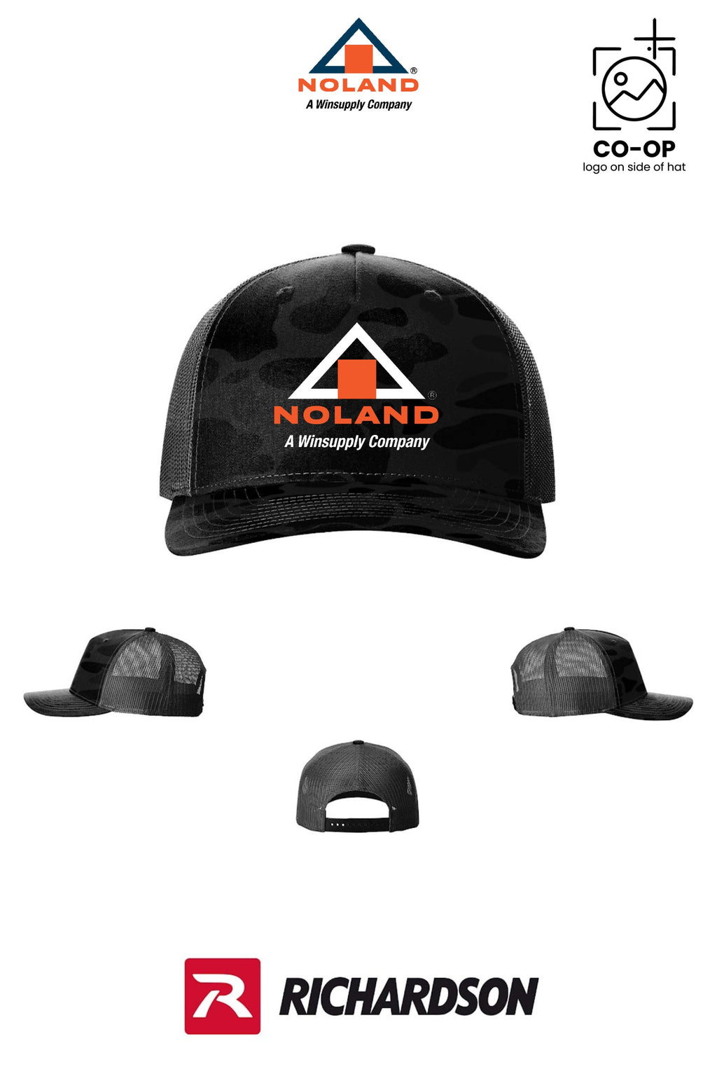 Richardson 112PFP Printed Five-Panel Trucker - Harrison Noland