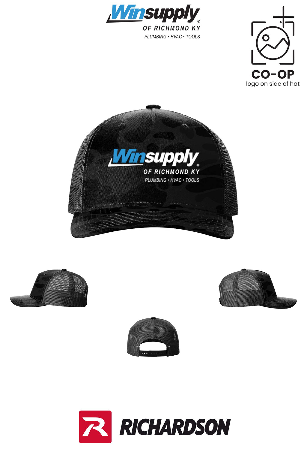 Richardson 112PFP Printed Five-Panel Trucker - Winsupply of Richmond KY