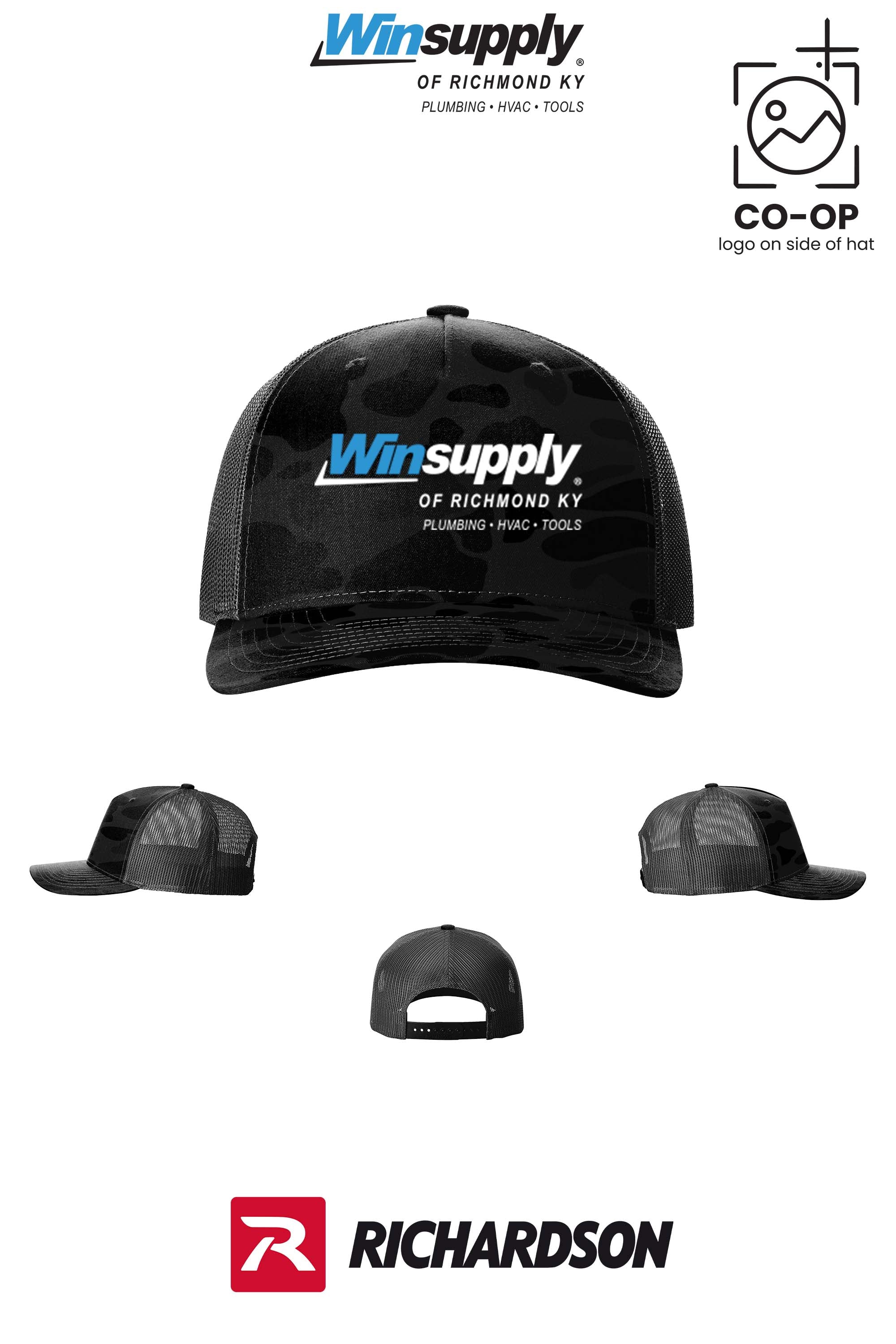 Richardson 112PFP Printed Five-Panel Trucker - Winsupply of Richmond KY