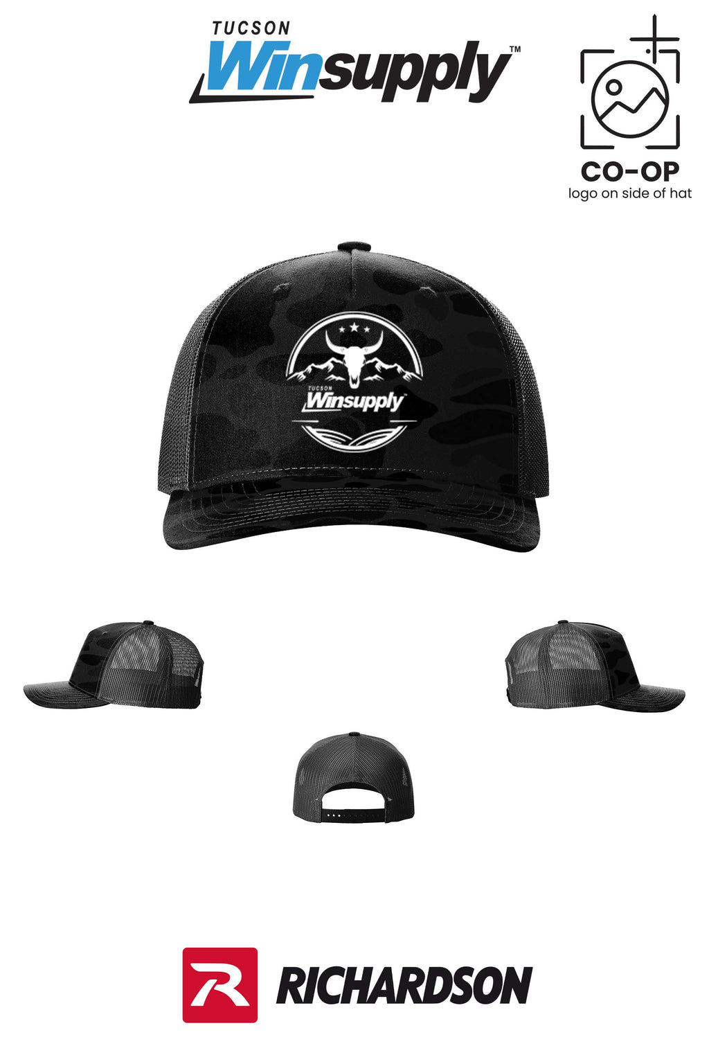 Richardson 112PFP Printed Five-Panel Trucker - Winsupply Tucson AZ