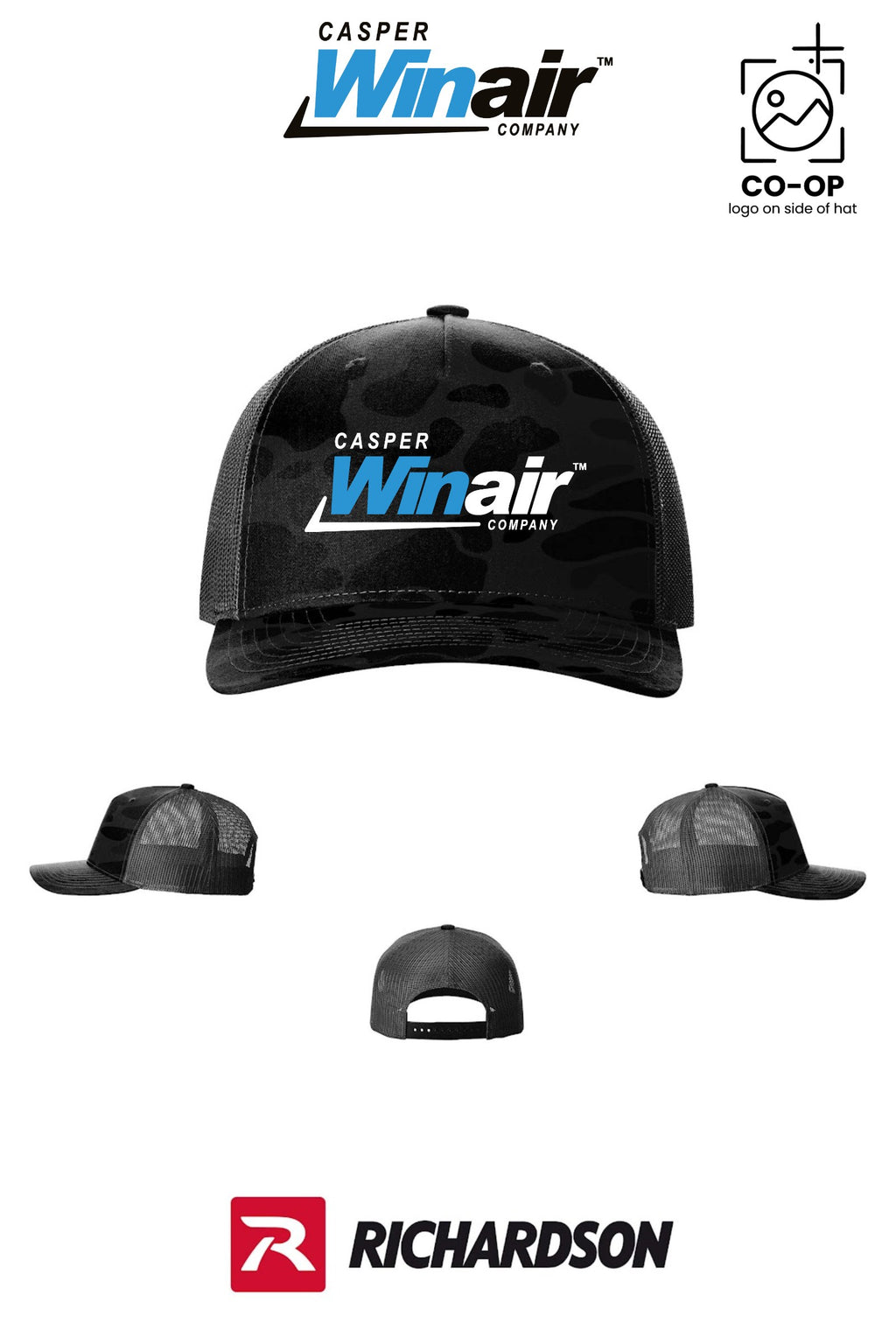 Richardson 112PFP Printed Five-Panel Trucker - Casper Winair