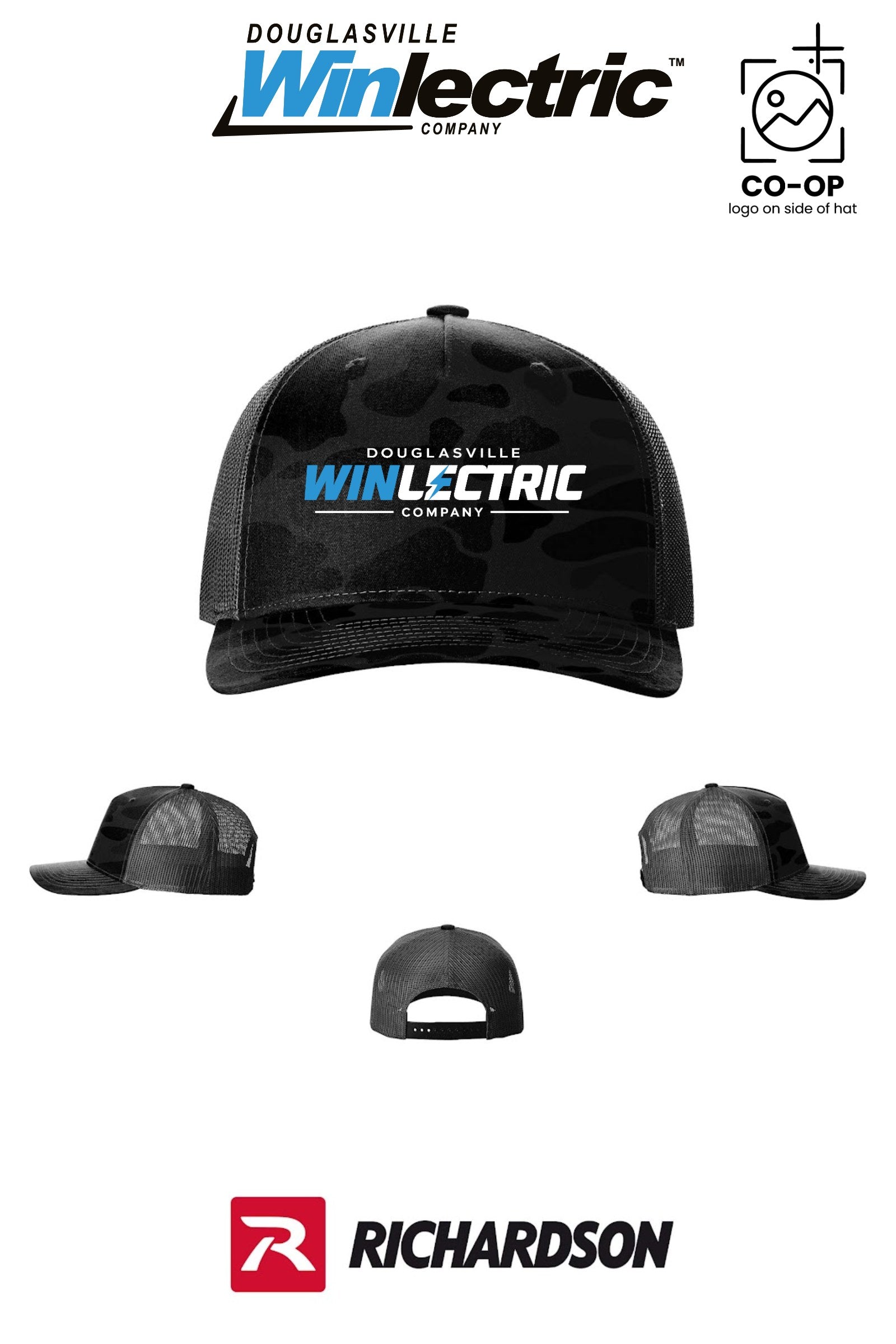 Richardson 112PFP Printed Five-Panel Trucker - Douglasville Winlectric
